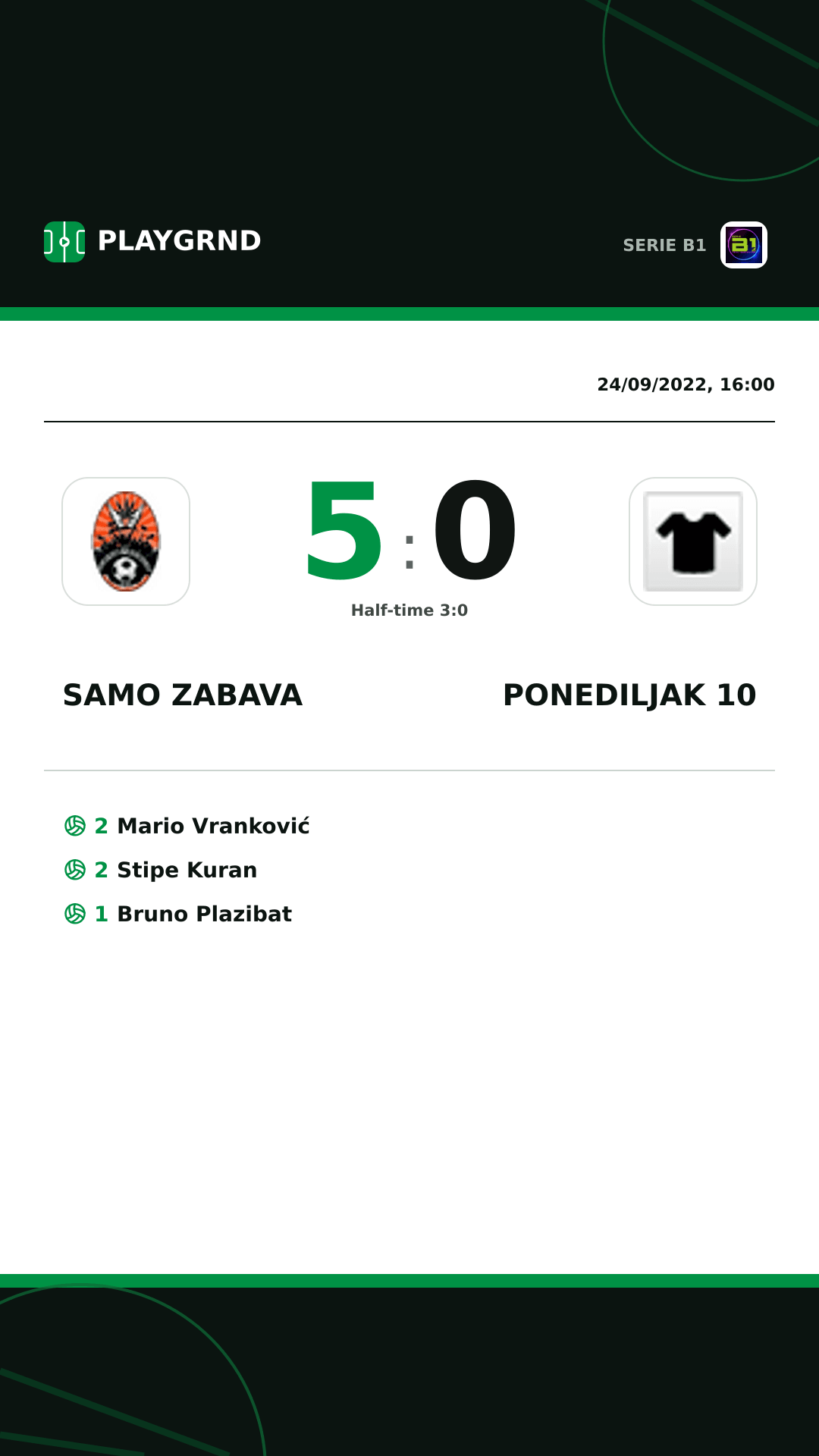 Instagram artwork: Samo Zabava 5:0 Ponediljak 10
