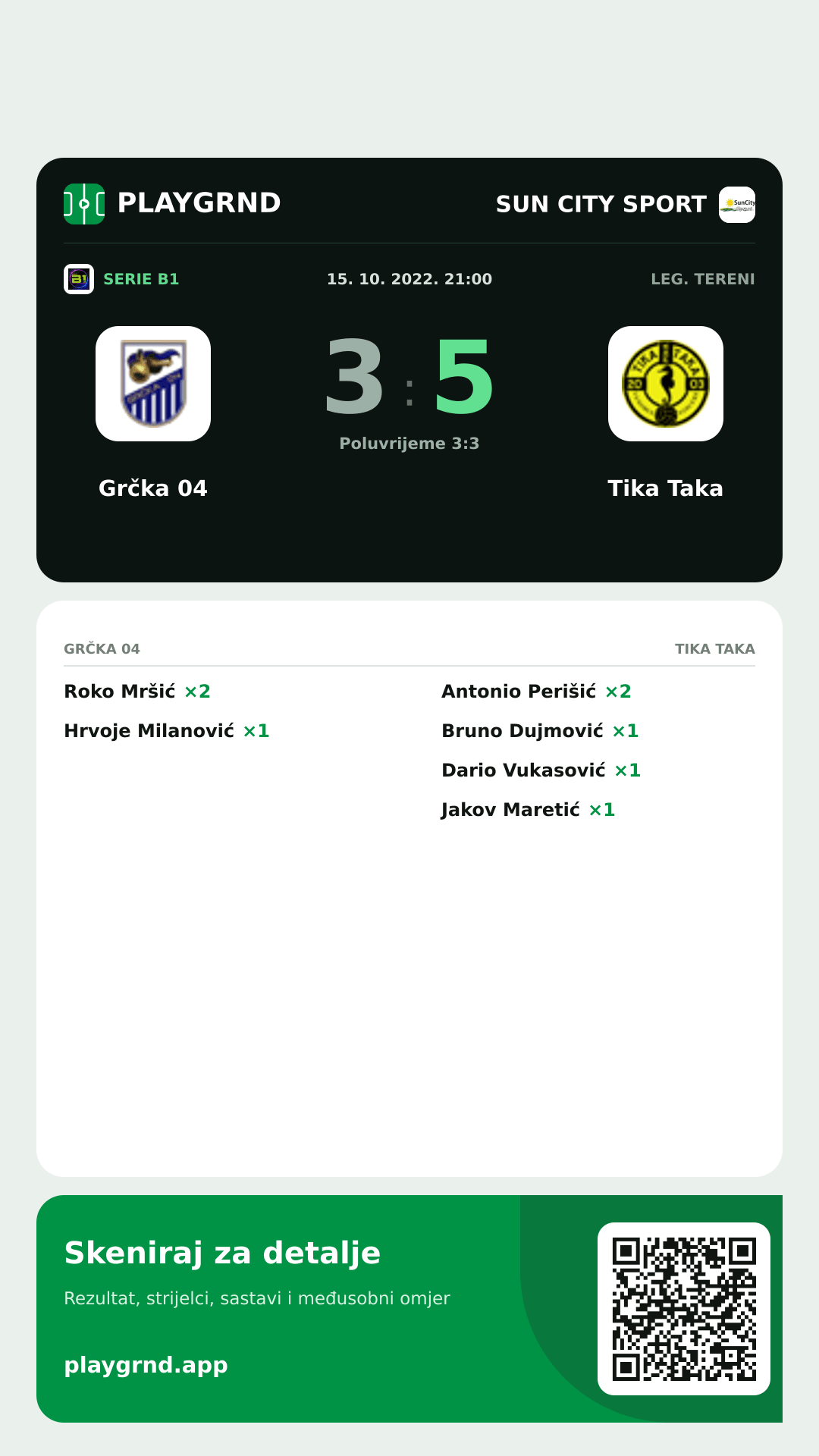 Story image: Grčka 04 3:5 Tika Taka