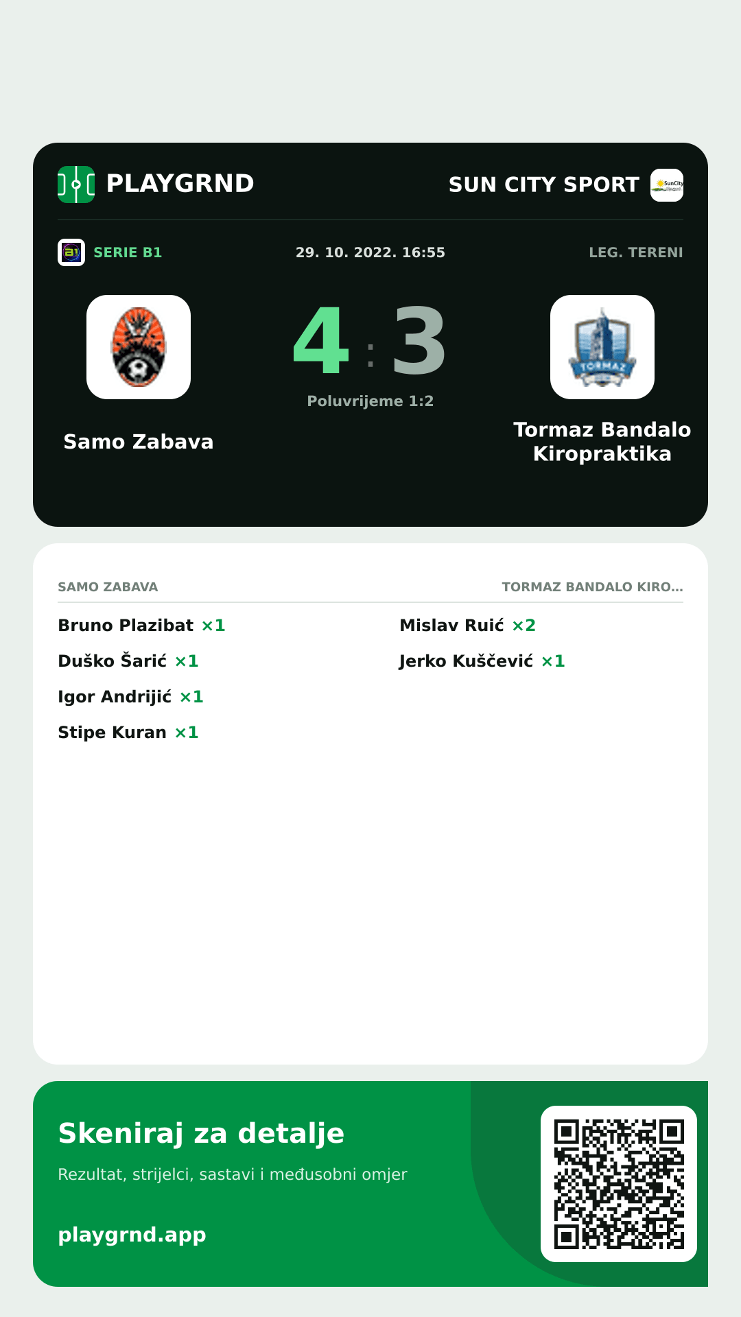Story slika: Samo Zabava 4:3 Tormaz Bandalo Kiropraktika