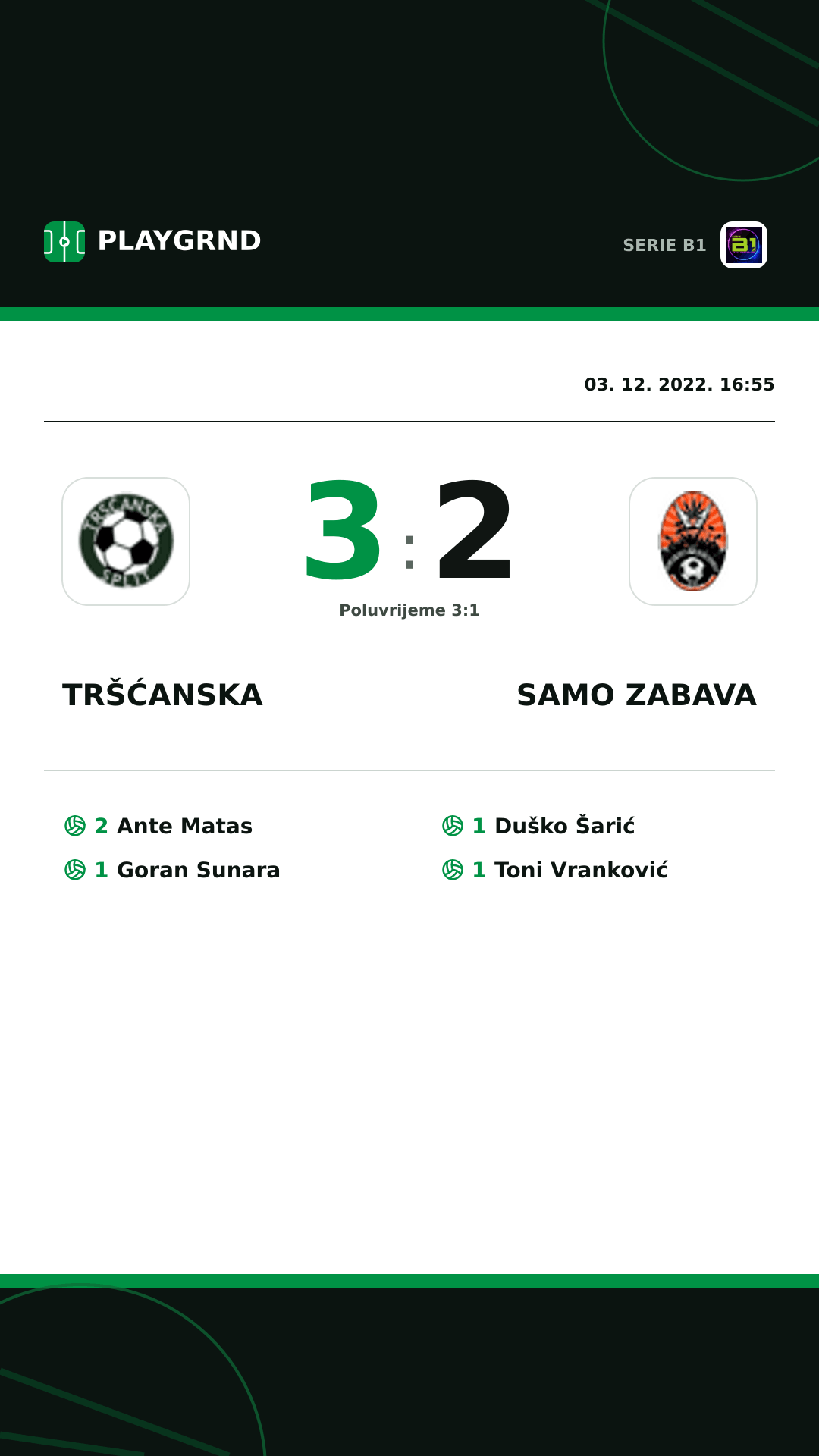Instagram slika: Tršćanska 3:2 Samo Zabava
