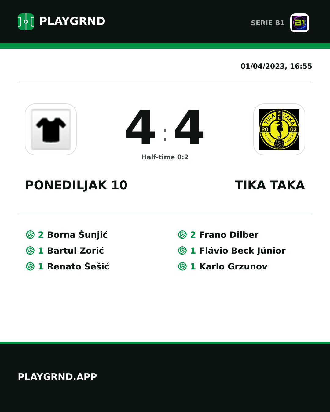Instagram artwork: Ponediljak 10 4:4 Tika Taka