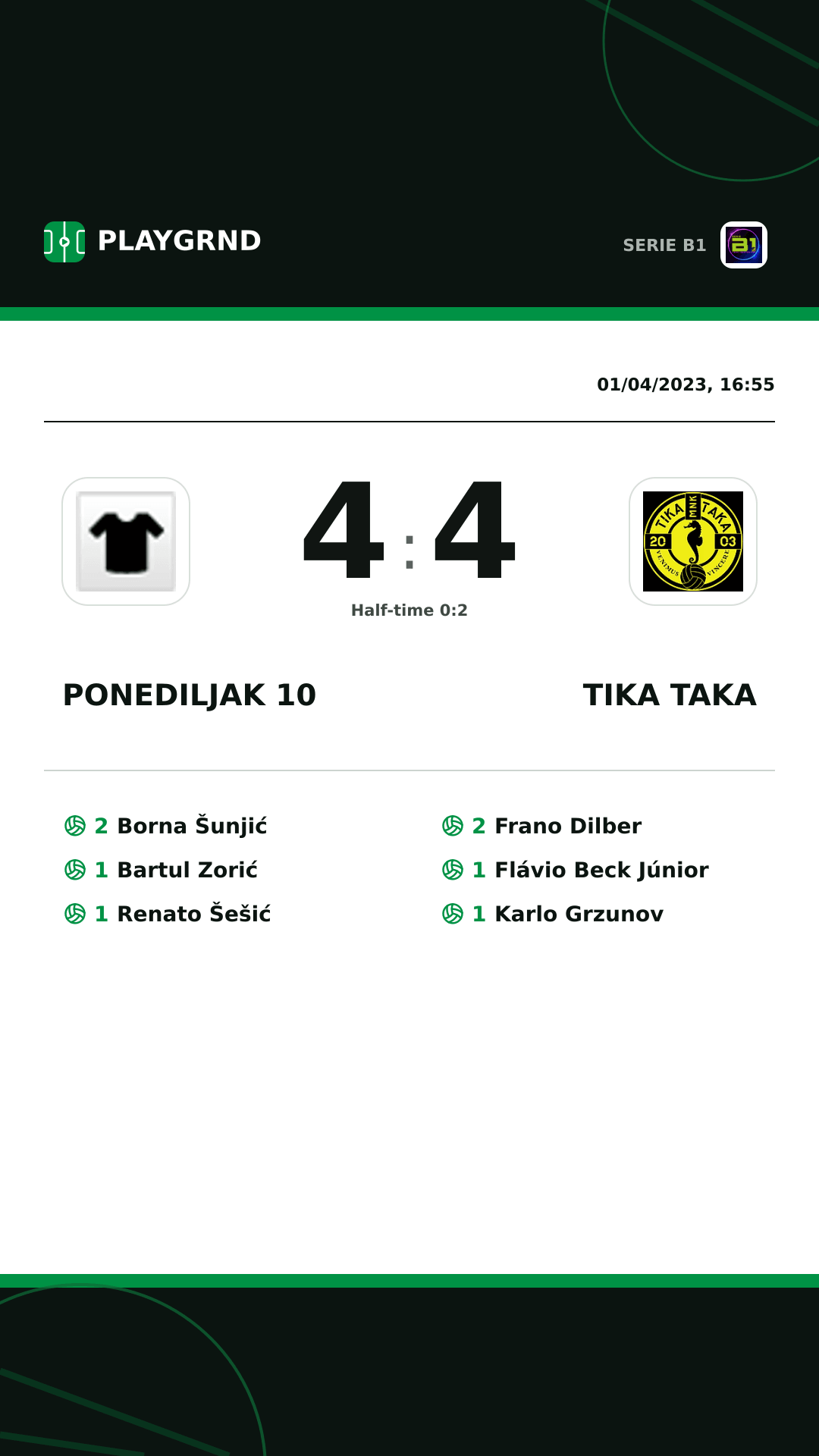 Instagram artwork: Ponediljak 10 4:4 Tika Taka