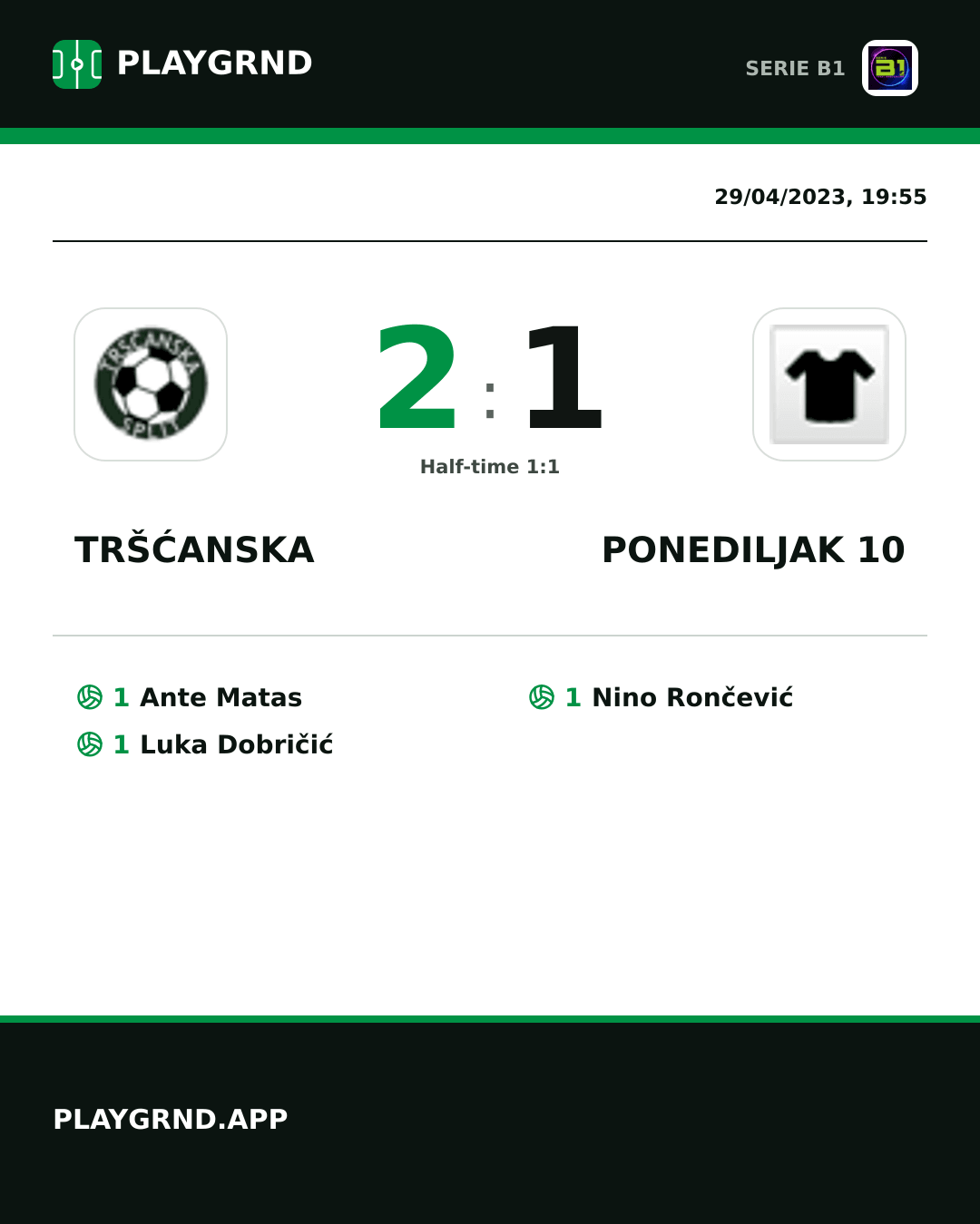 Instagram artwork: Tršćanska 2:1 Ponediljak 10