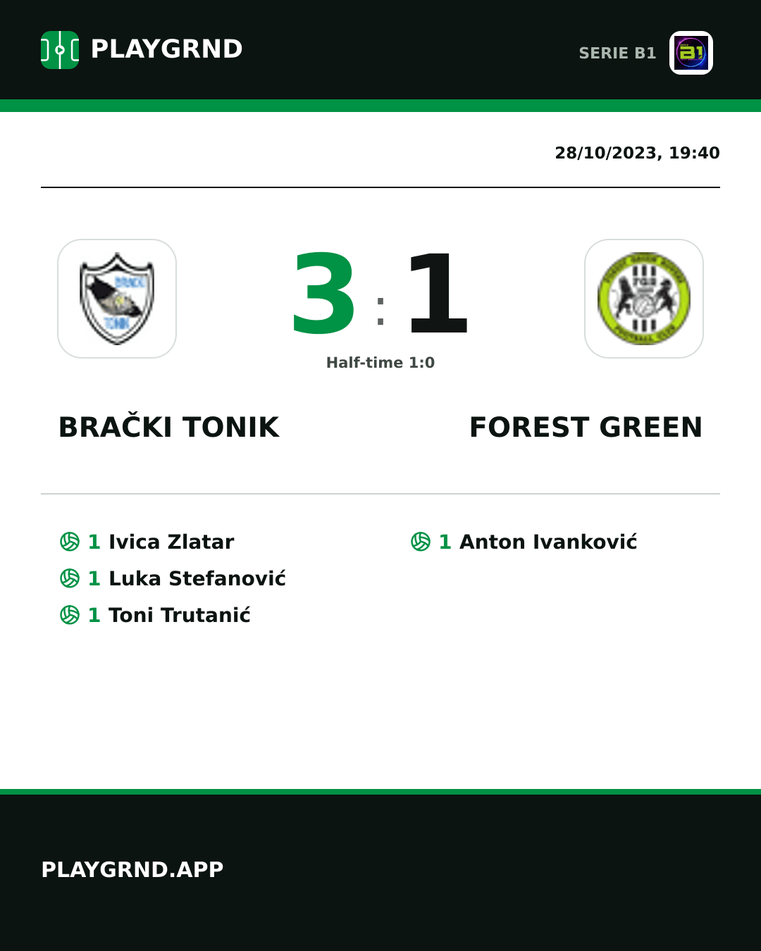 Instagram artwork: Brački Tonik 3:1 Forest Green