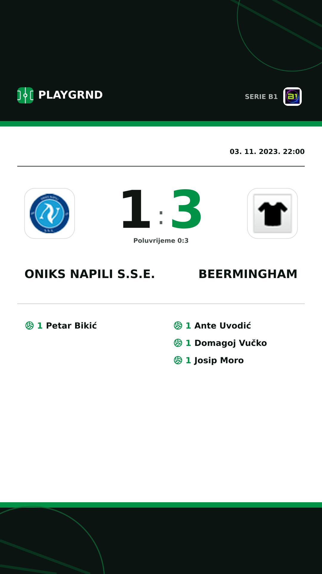 Instagram slika: Oniks Napili S.S.E. 1:3 Beermingham