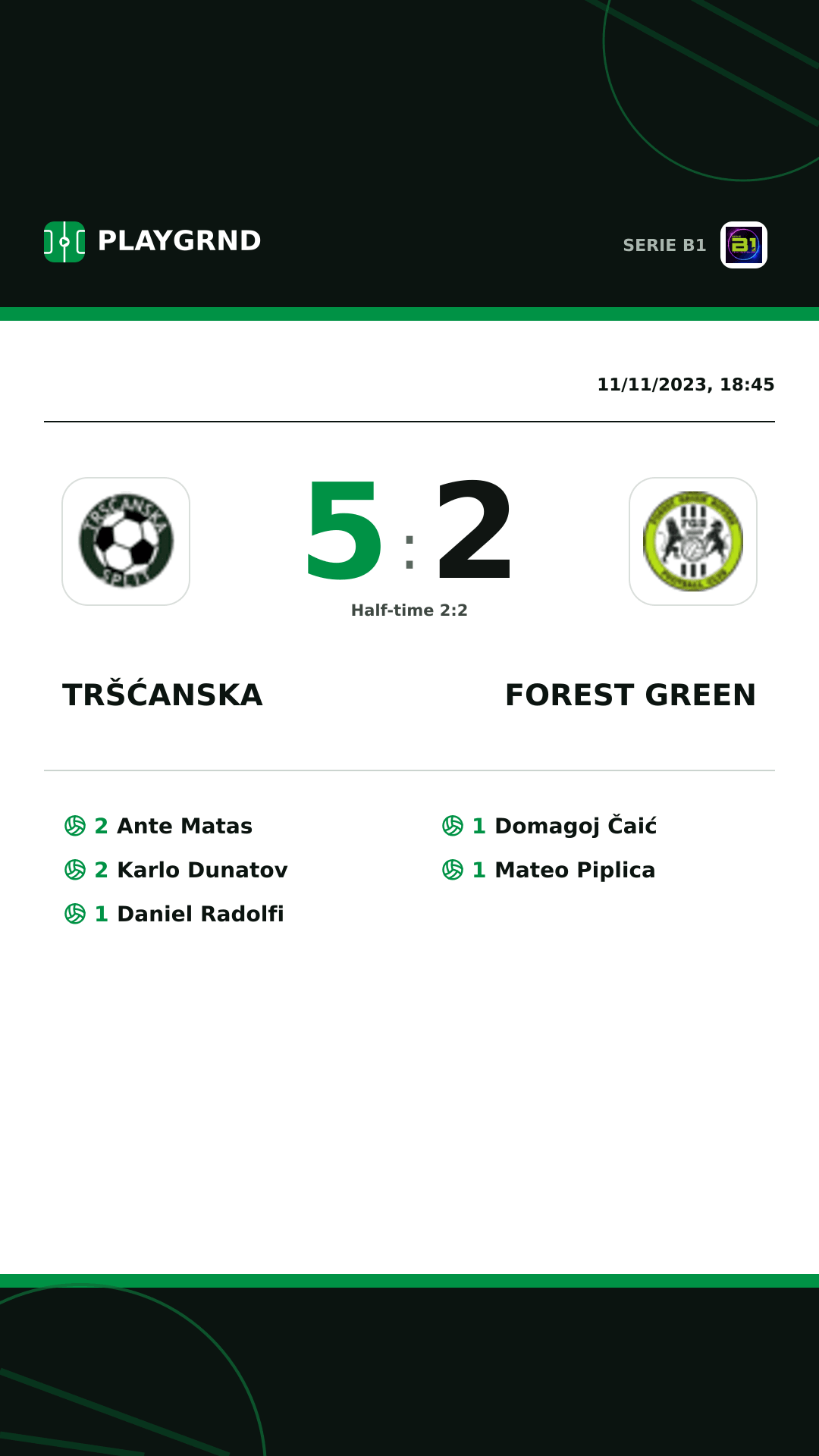 Instagram artwork: Tršćanska 5:2 Forest Green