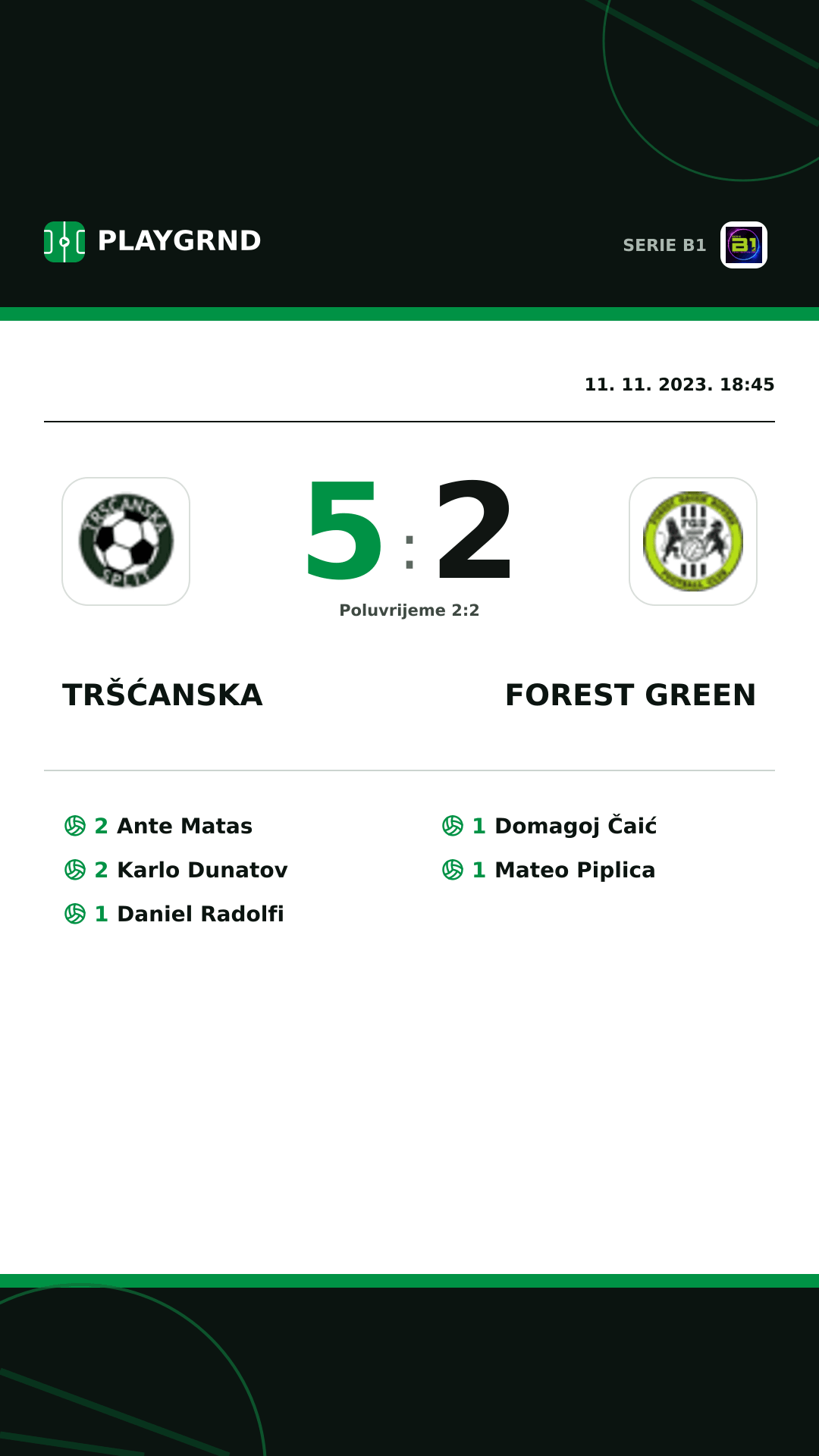 Instagram slika: Tršćanska 5:2 Forest Green