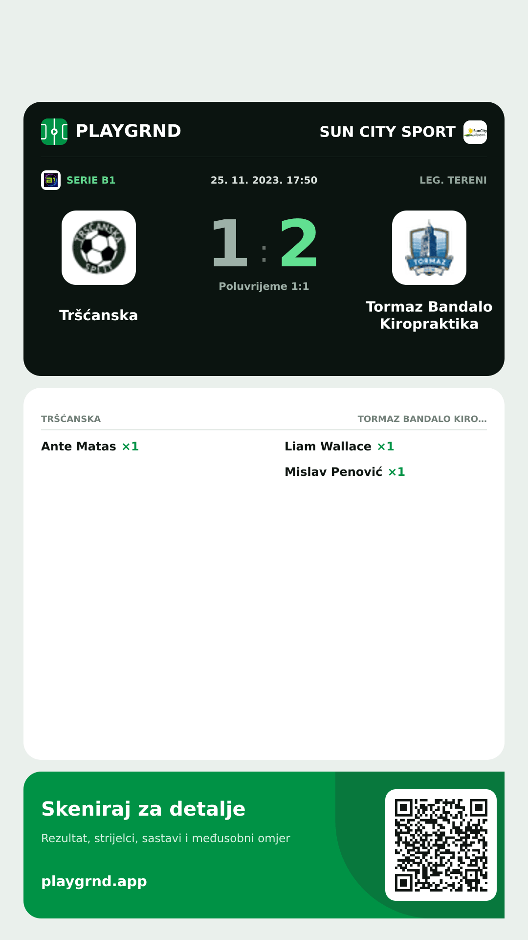 Story image: Tršćanska 1:2 Tormaz Bandalo Kiropraktika