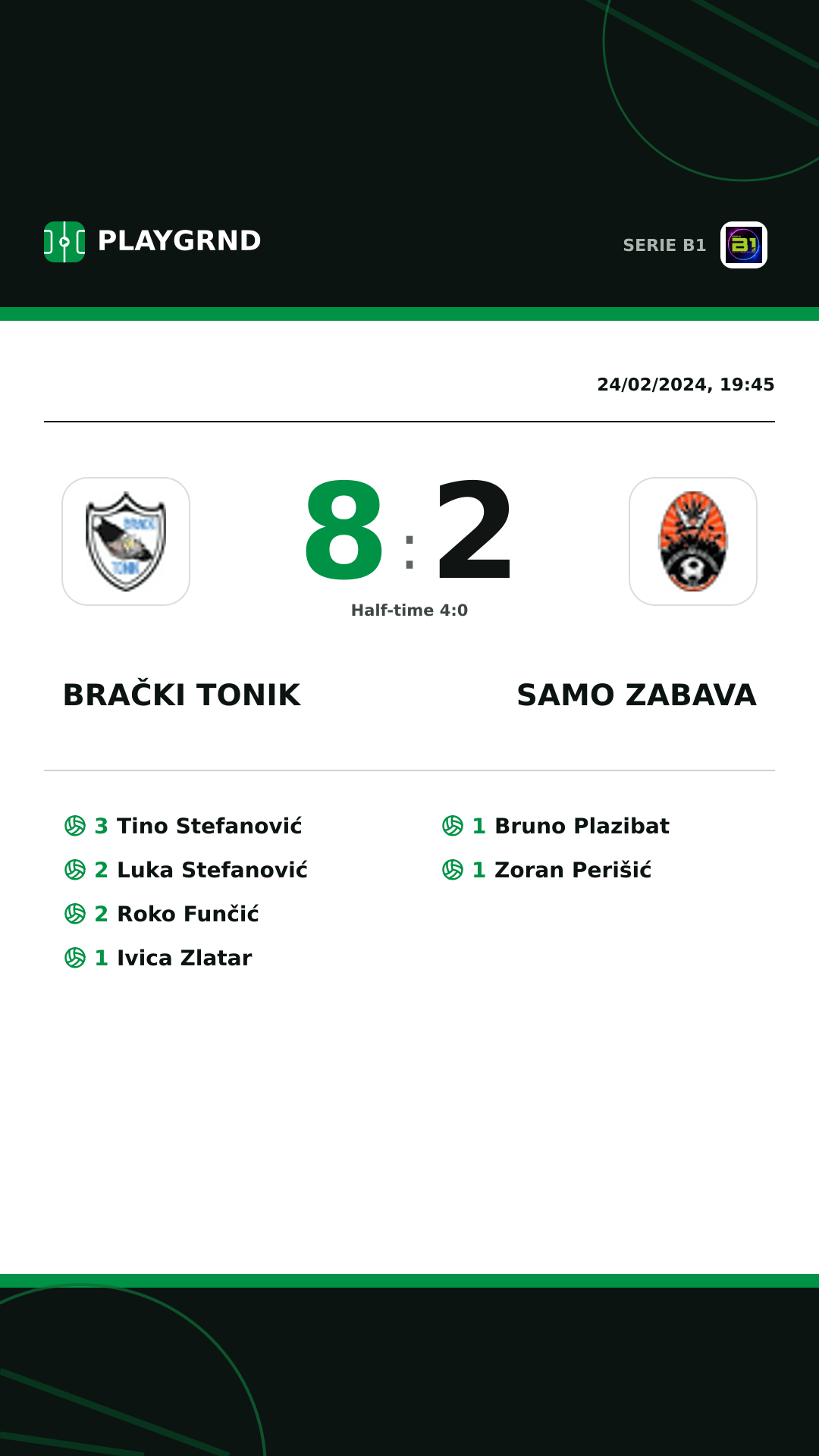 Instagram artwork: Brački Tonik 8:2 Samo Zabava