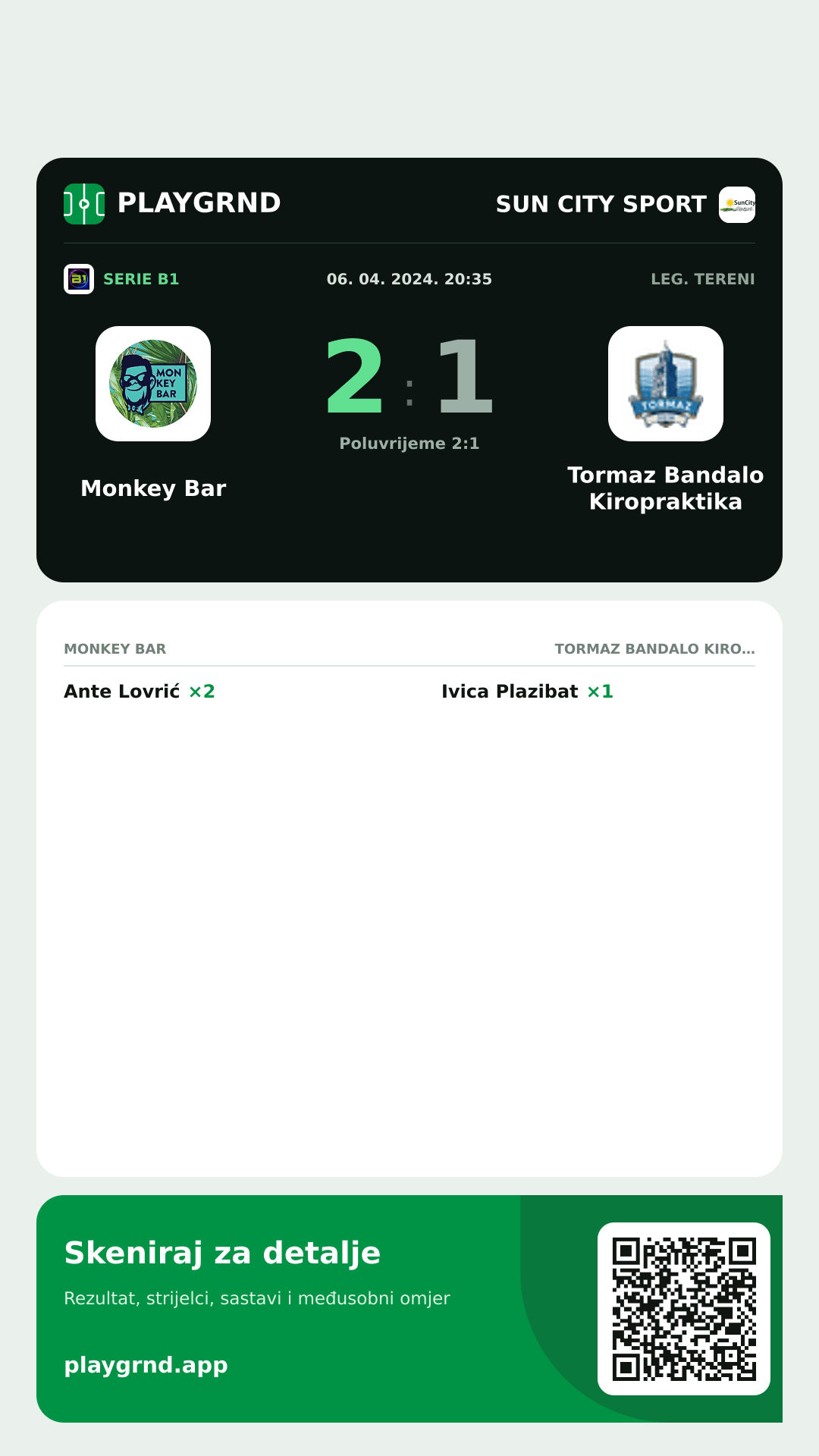Story slika: Monkey Bar 2:1 Tormaz Bandalo Kiropraktika