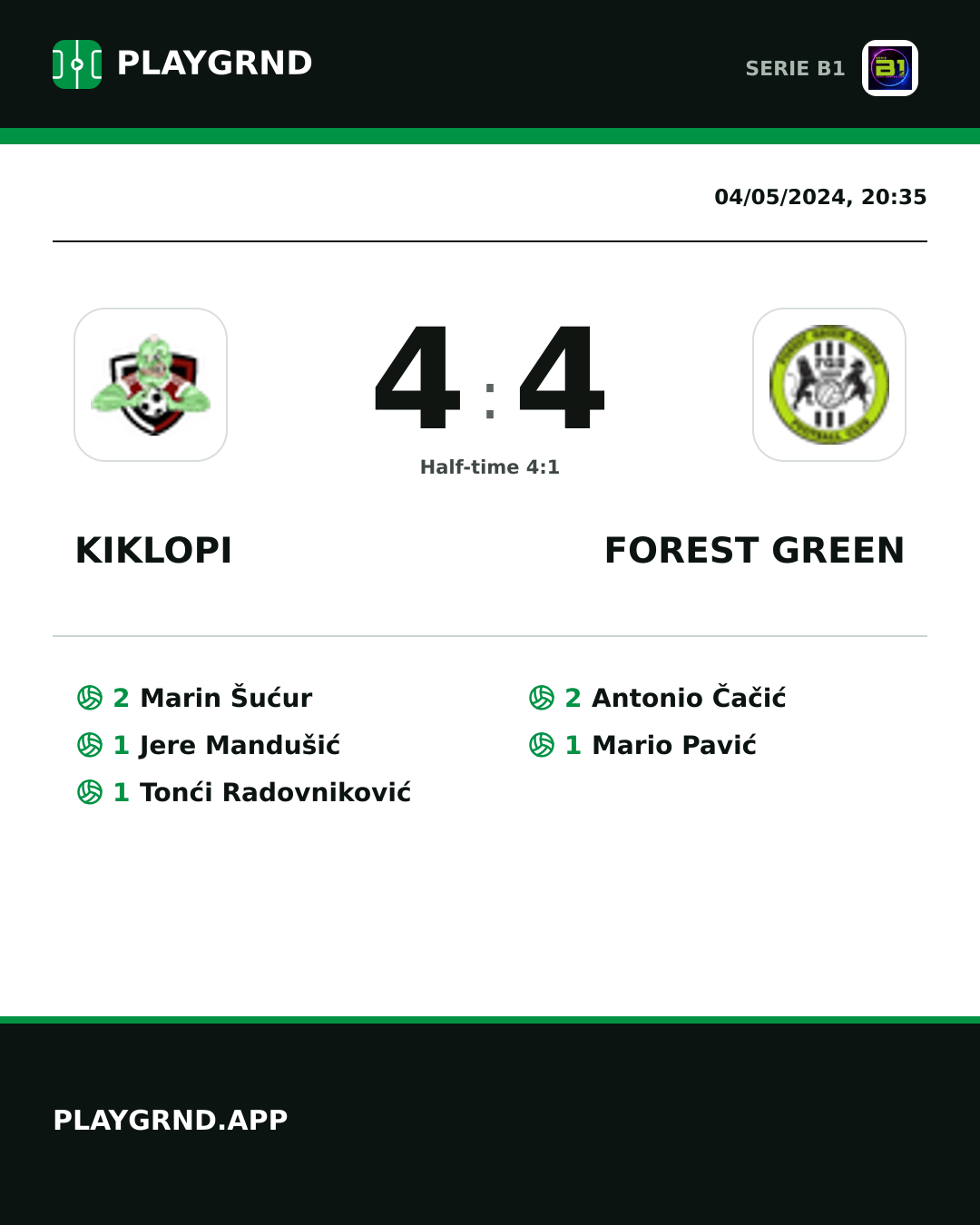 Instagram artwork: Kiklopi 4:4 Forest Green
