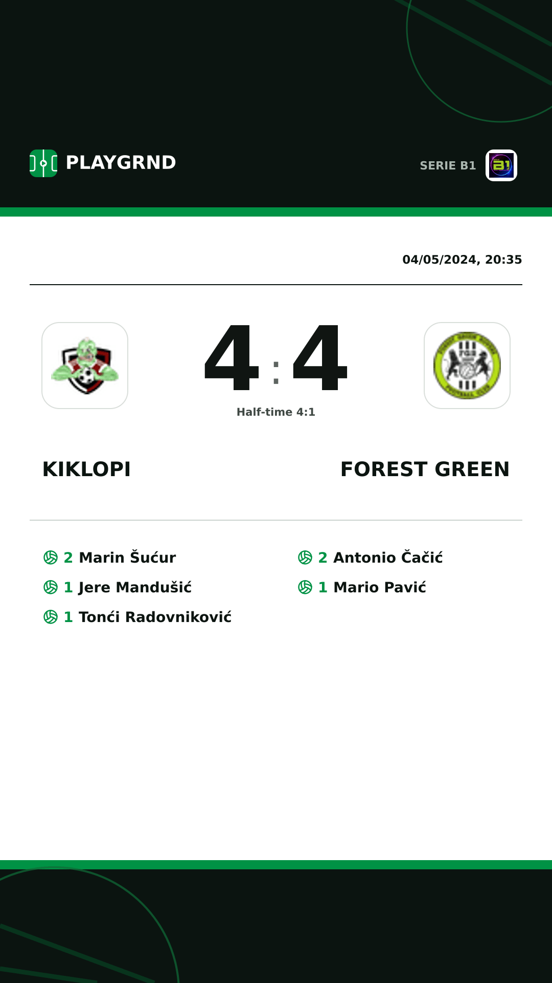 Instagram artwork: Kiklopi 4:4 Forest Green
