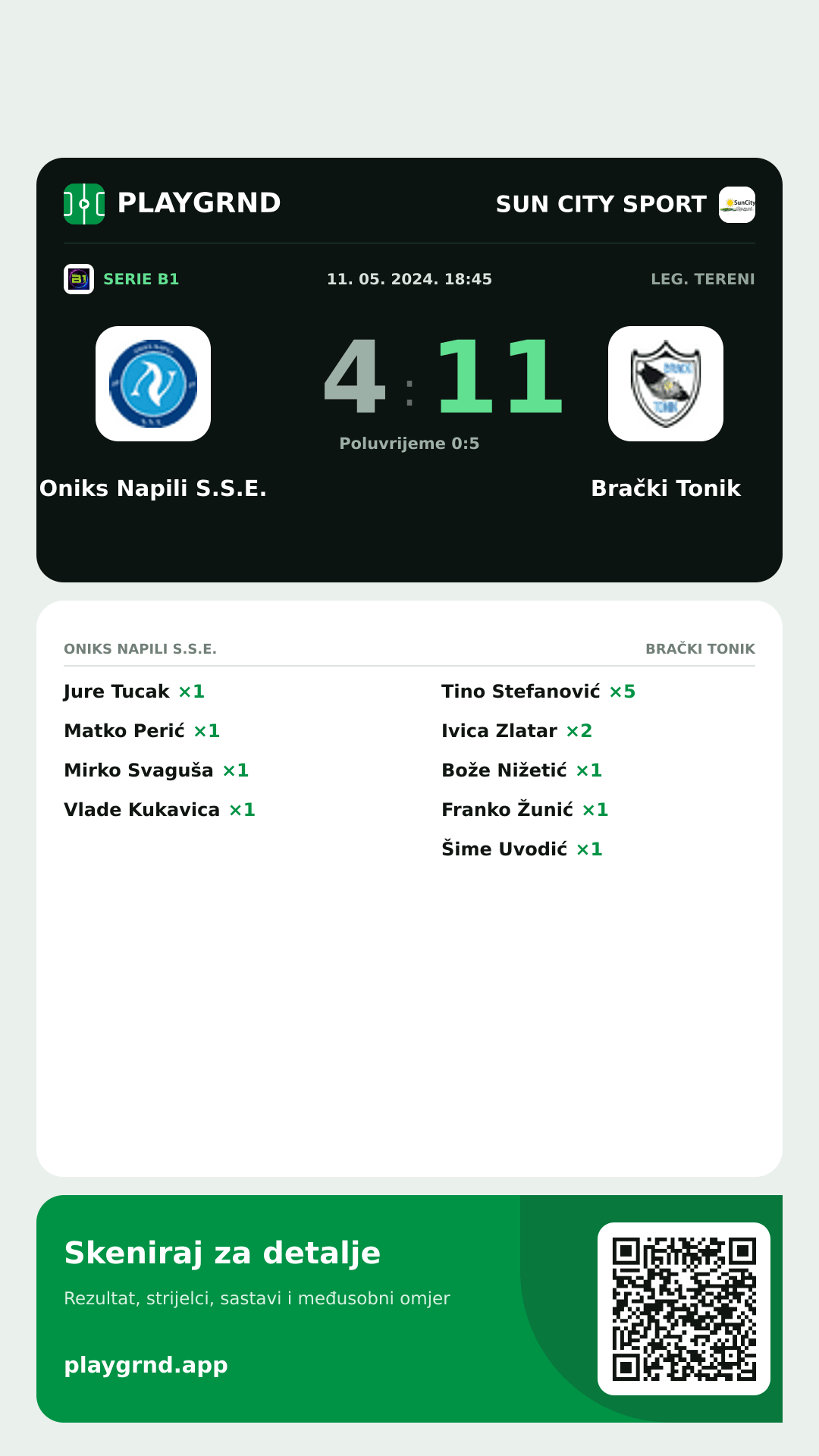 Story image: Oniks Napili S.S.E. 4:11 Brački Tonik