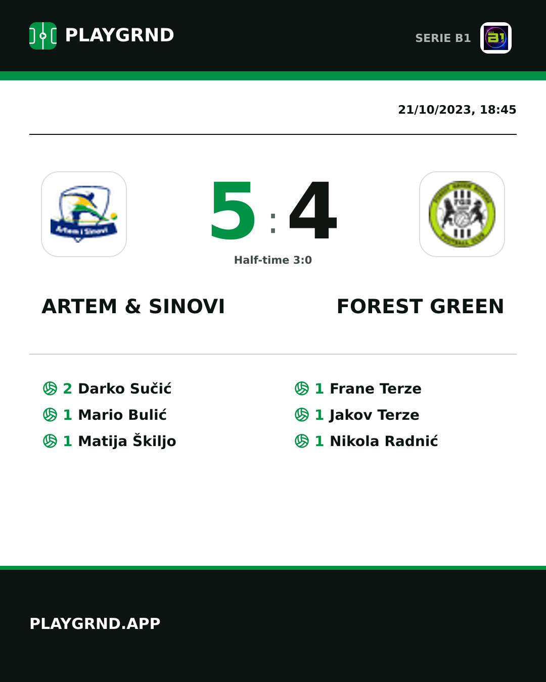 Instagram artwork: Artem & Sinovi 5:4 Forest Green