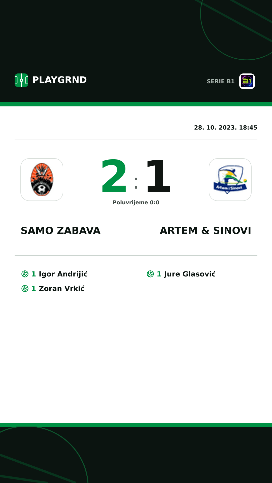 Instagram slika: Samo Zabava 2:1 Artem & Sinovi