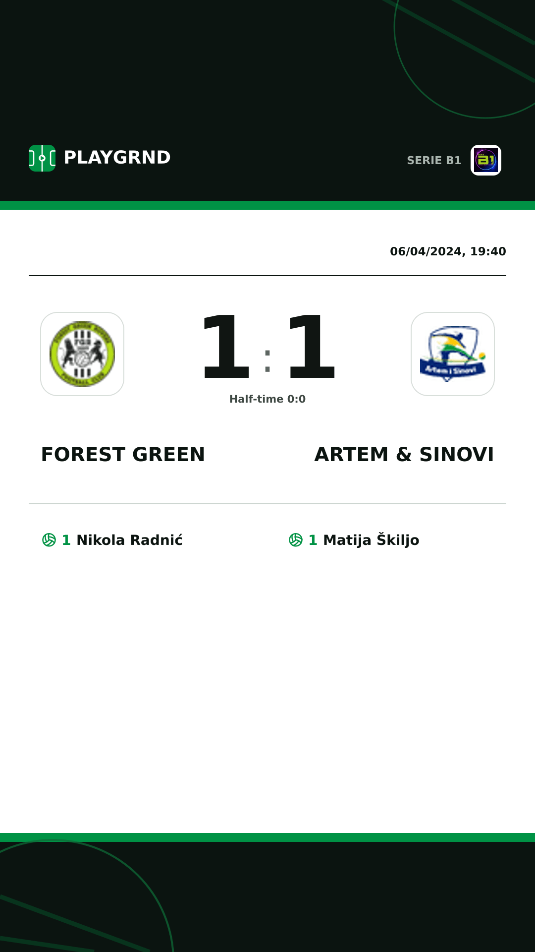 Instagram artwork: Forest Green 1:1 Artem & Sinovi