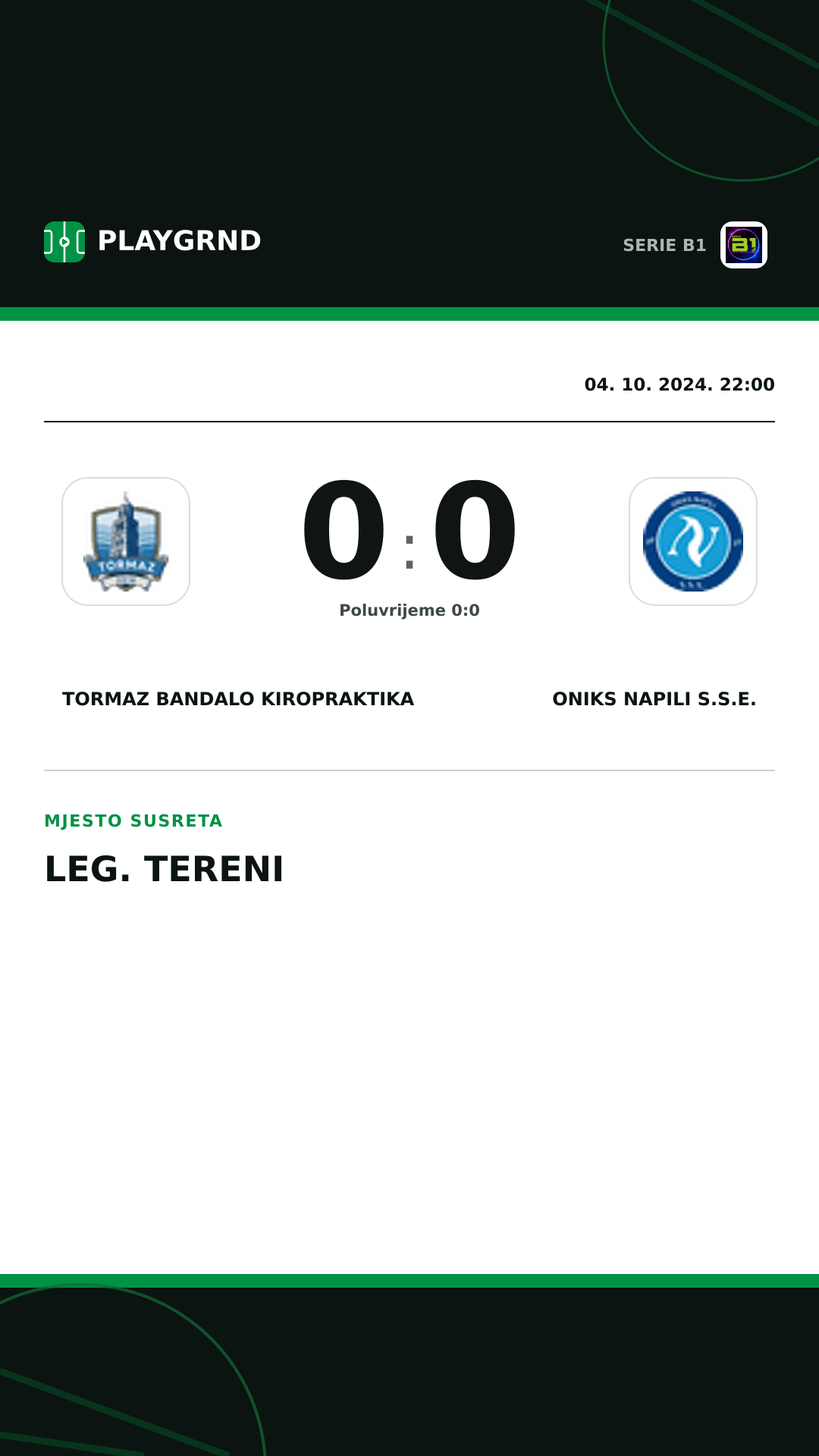 Instagram slika: Tormaz Bandalo Kiropraktika 0:0 Oniks Napili S.S.E.