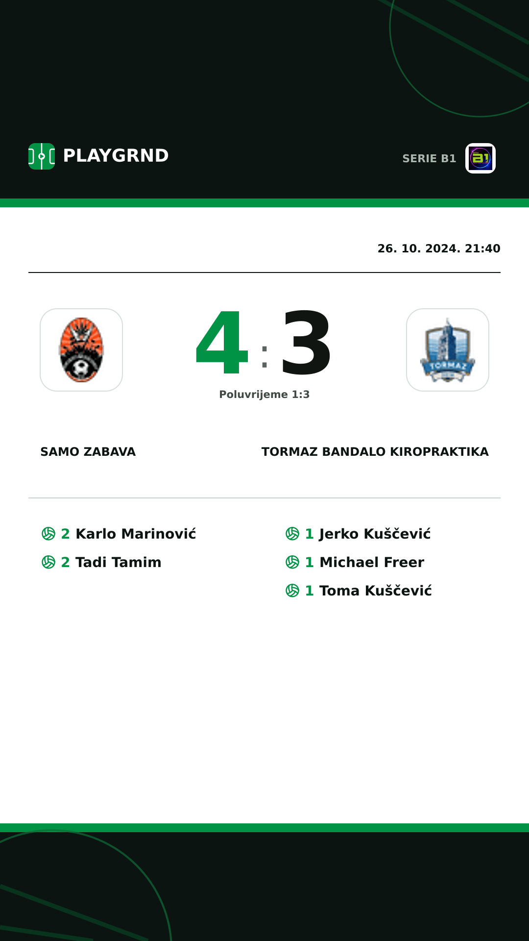 Instagram slika: Samo Zabava 4:3 Tormaz Bandalo Kiropraktika