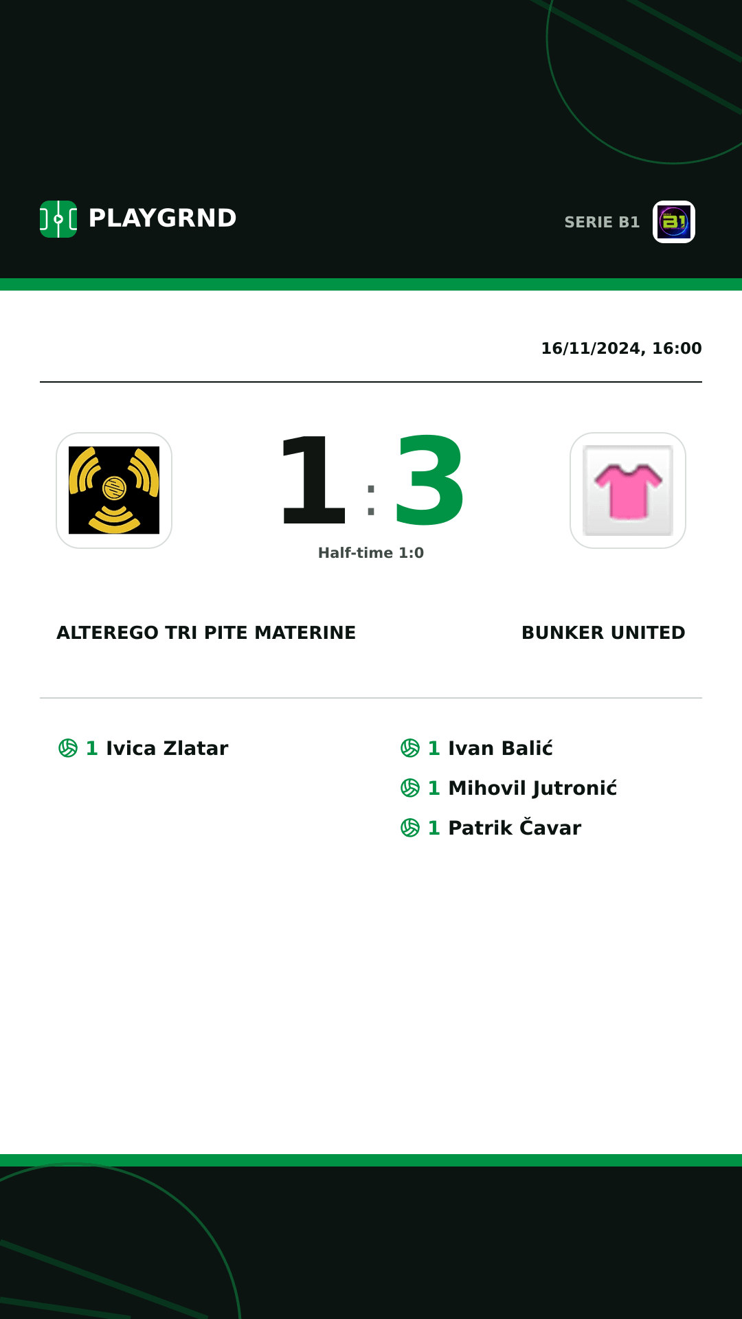 Instagram artwork: CB Piccadilly Tri Pite Materine 1:3 Bunker United