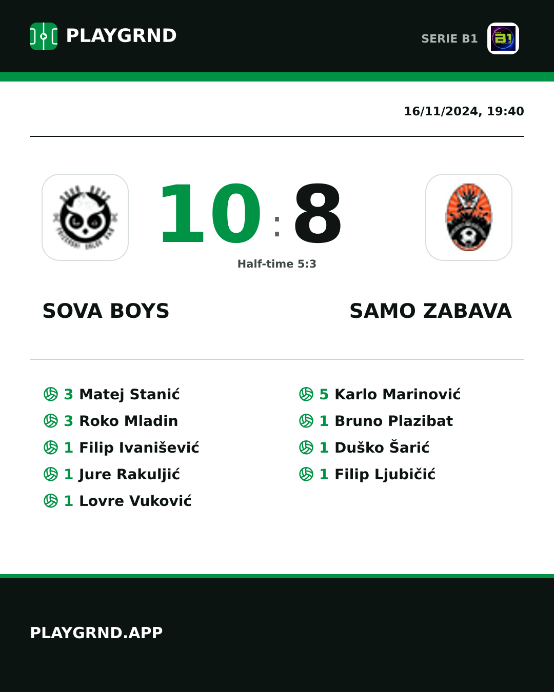 Instagram artwork: Sova Boys 10:8 Samo Zabava