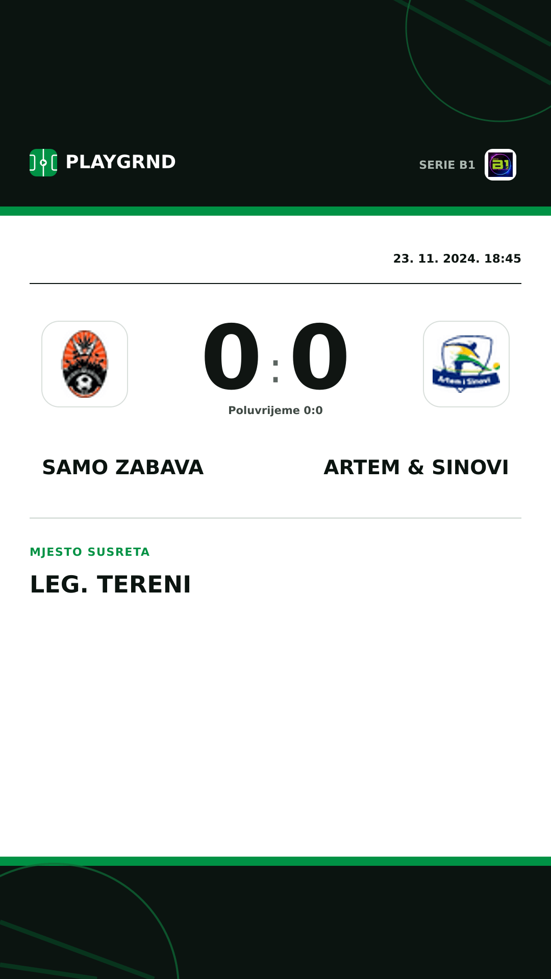 Instagram slika: Samo Zabava 0:0 Artem & Sinovi