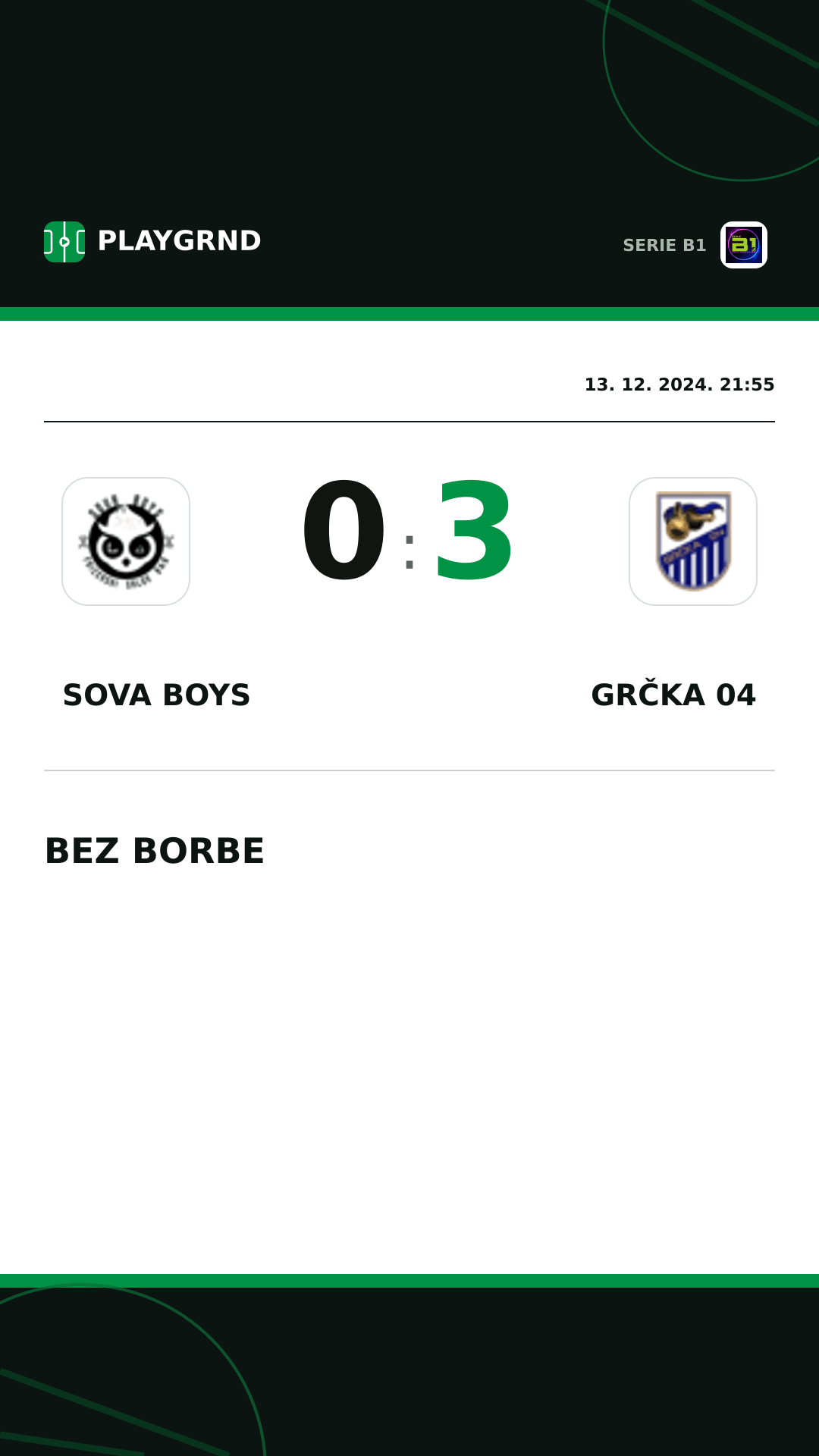 Instagram slika: Sova Boys 0:3 Grčka 04