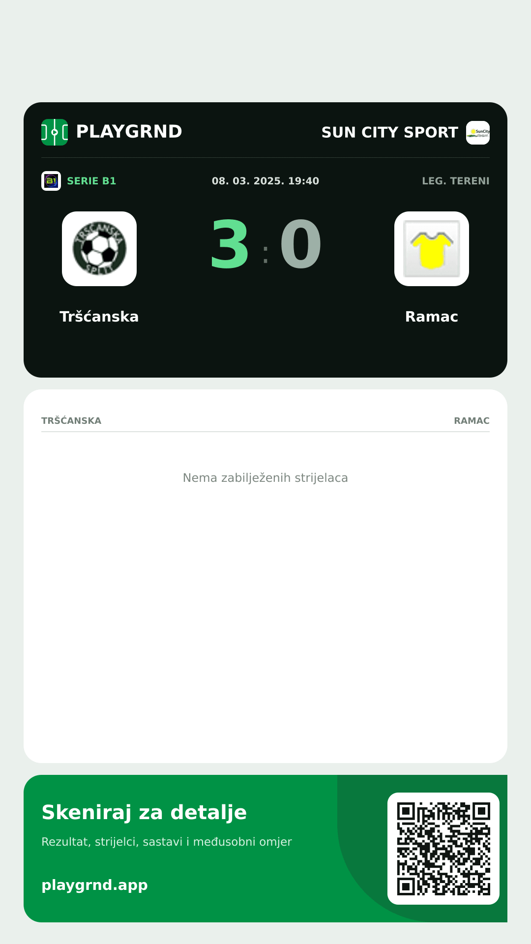 Story slika: Tršćanska 3:0 Ramac