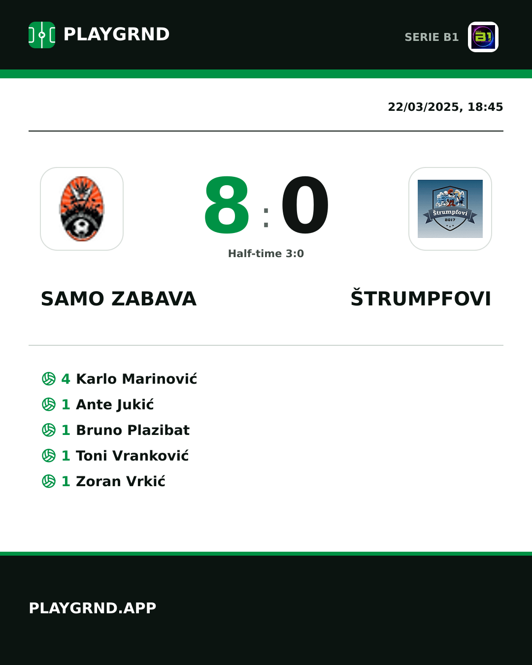 Instagram artwork: Samo Zabava 8:0 Štrumpfovi