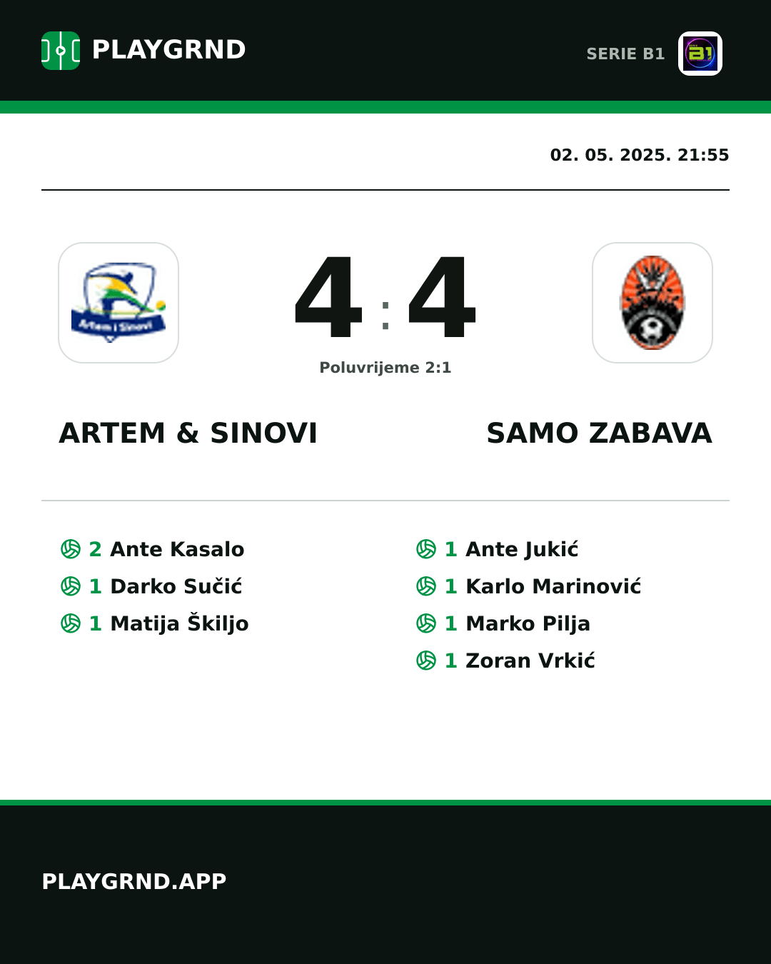 Instagram slika: Artem & Sinovi 4:4 Samo Zabava