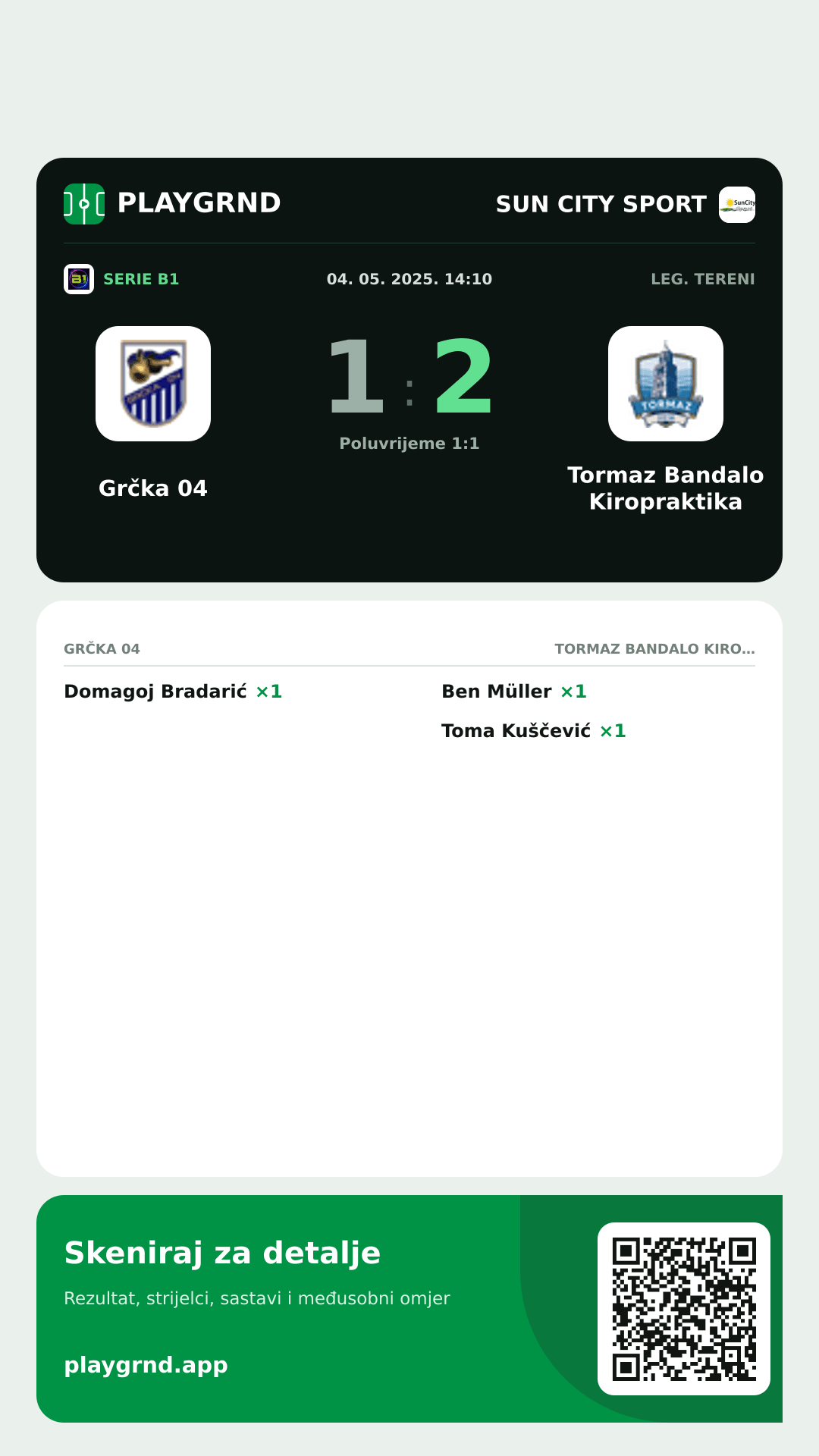 Story slika: Grčka 04 1:2 Tormaz Bandalo Kiropraktika