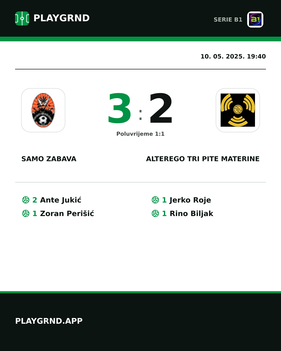 Instagram slika: Samo Zabava 3:2 AlterEgo tri pite materine