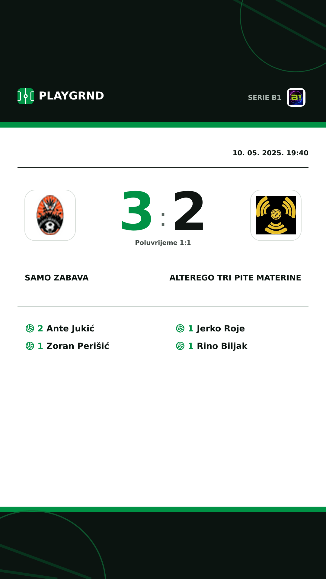 Instagram slika: Samo Zabava 3:2 AlterEgo tri pite materine