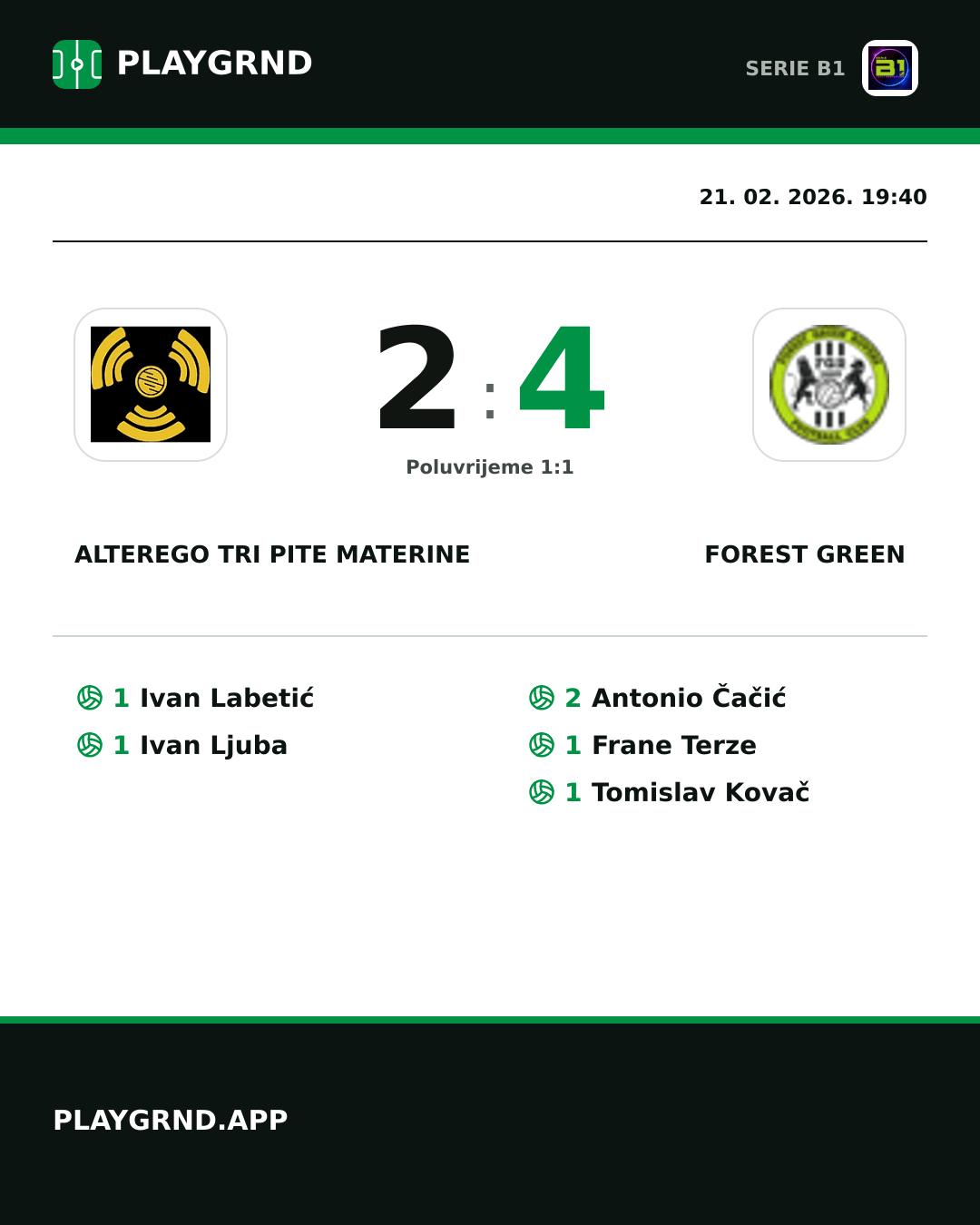 Instagram slika: CB Piccadilly Tri Pite Materine 2:4 Forest Green