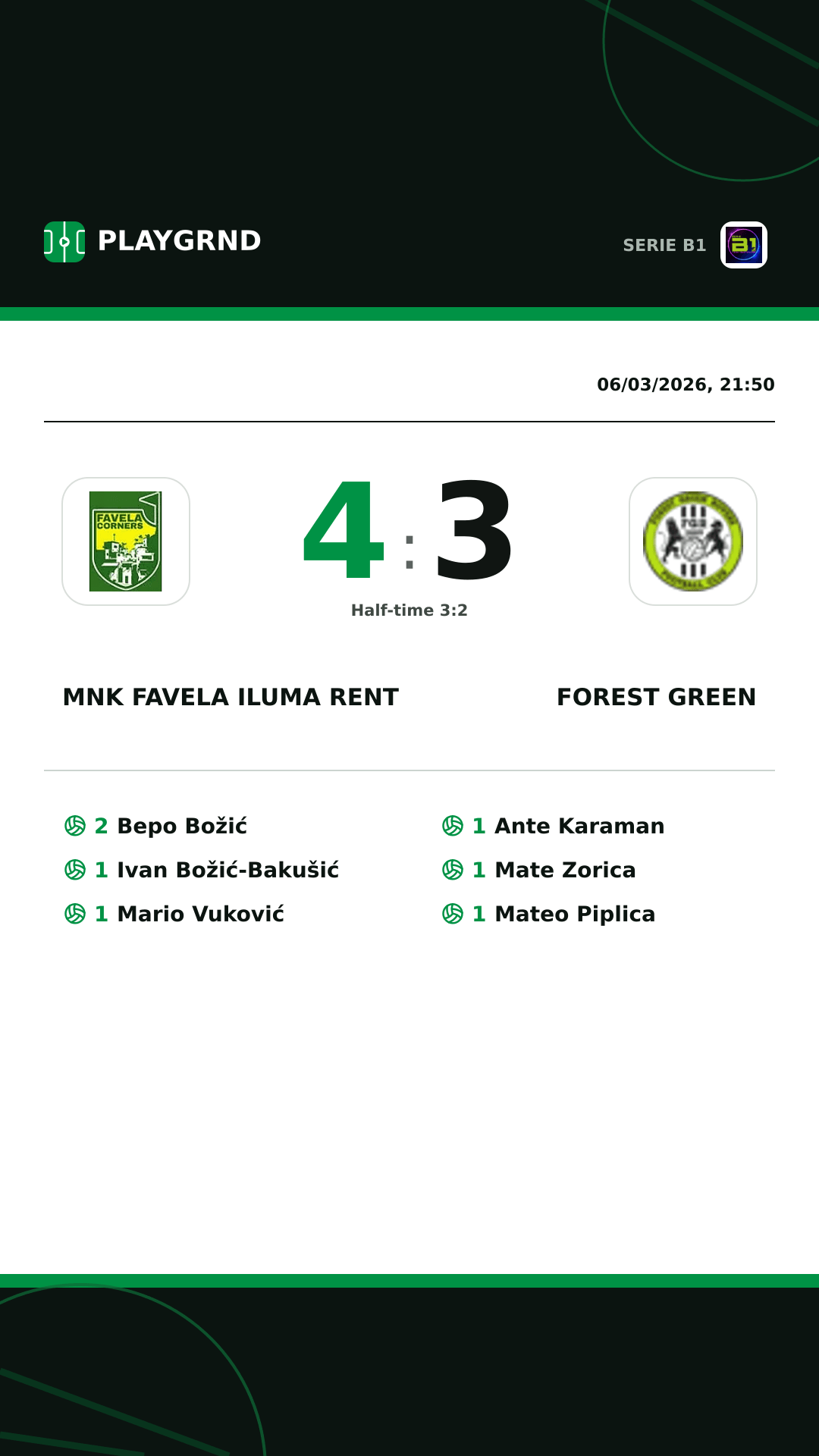 Instagram artwork: MNK Favela Iluma Rent 4:3 Forest Green