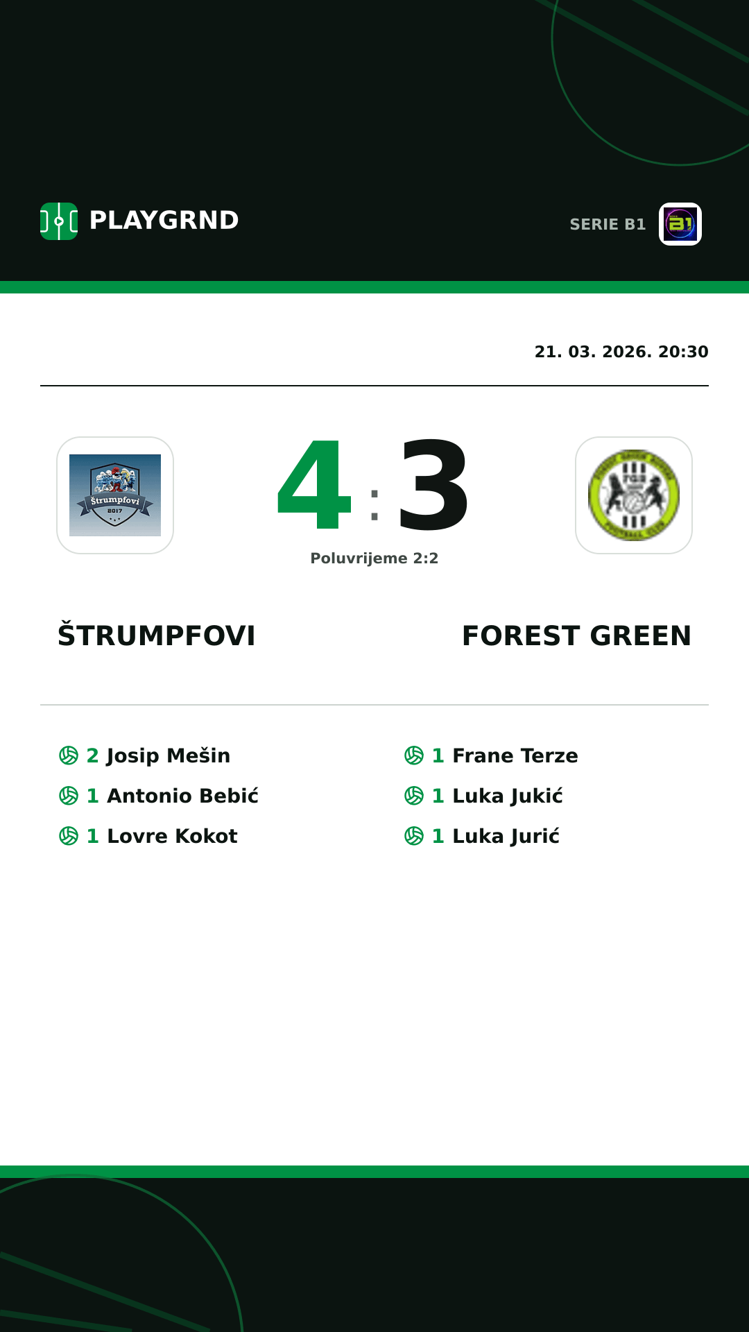 Instagram slika: Štrumpfovi 4:3 Forest Green