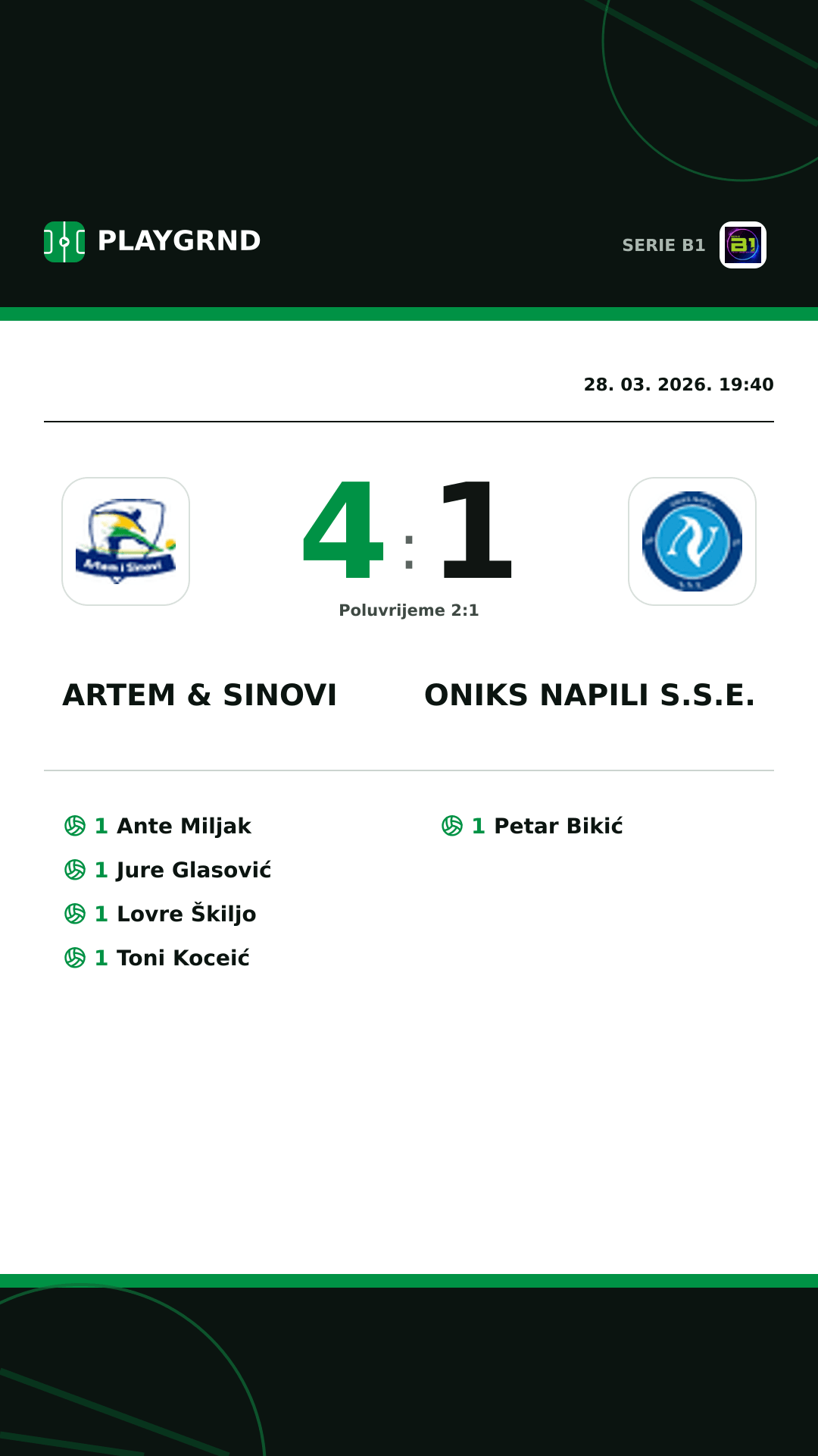 Instagram slika: Artem & Sinovi 4:1 Oniks Napili S.S.E.