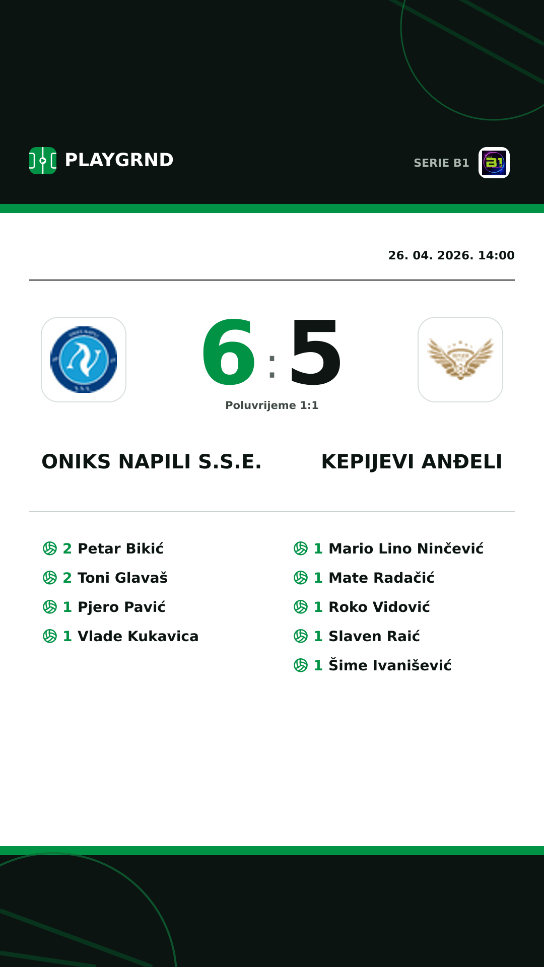 Instagram slika: Oniks Napili S.S.E. 6:5 Kepijevi Anđeli