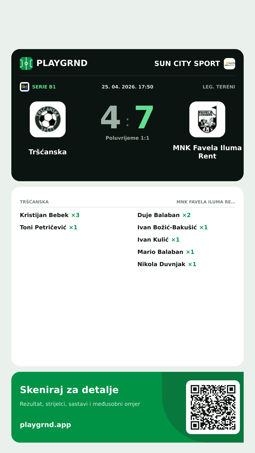 Story slika: Tršćanska 4:7 MNK Favela Iluma Rent