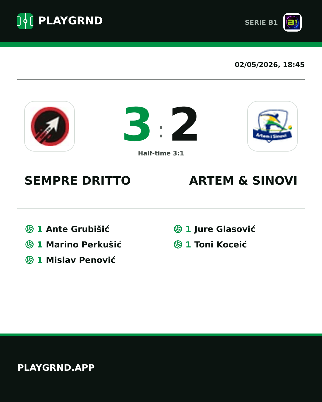 Instagram artwork: Sempre Dritto 3:2 Artem & Sinovi