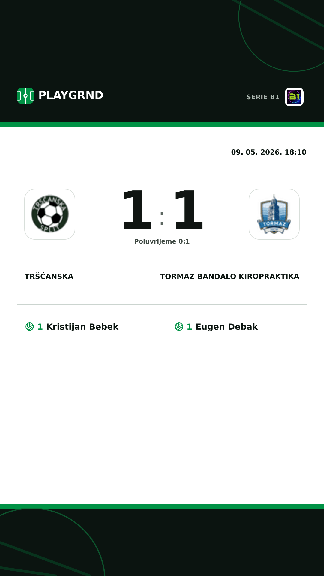 Instagram slika: Tršćanska 1:1 Tormaz Bandalo Kiropraktika