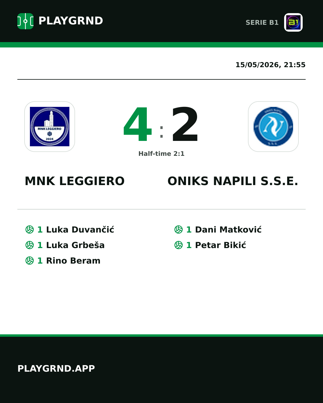 Instagram artwork: MNK Leggiero 4:2 Oniks Napili S.S.E.