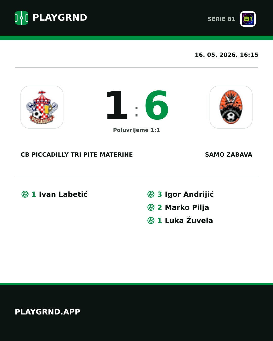 Instagram slika: CB Piccadilly Tri Pite Materine 1:6 Samo Zabava