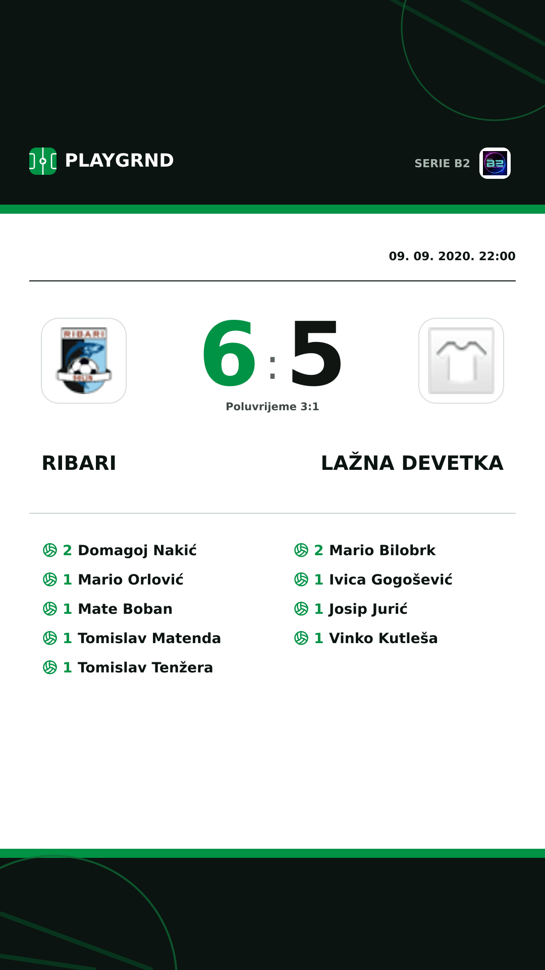 Instagram slika: Ribari 6:5 Lažna Devetka