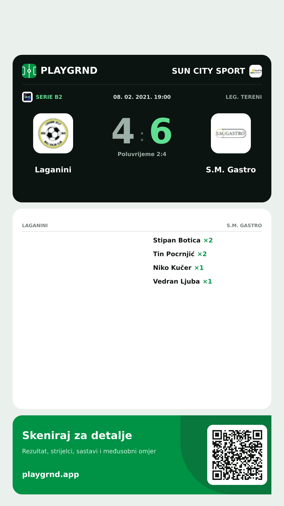 Story slika: Laganini 4:6 S.M. Gastro