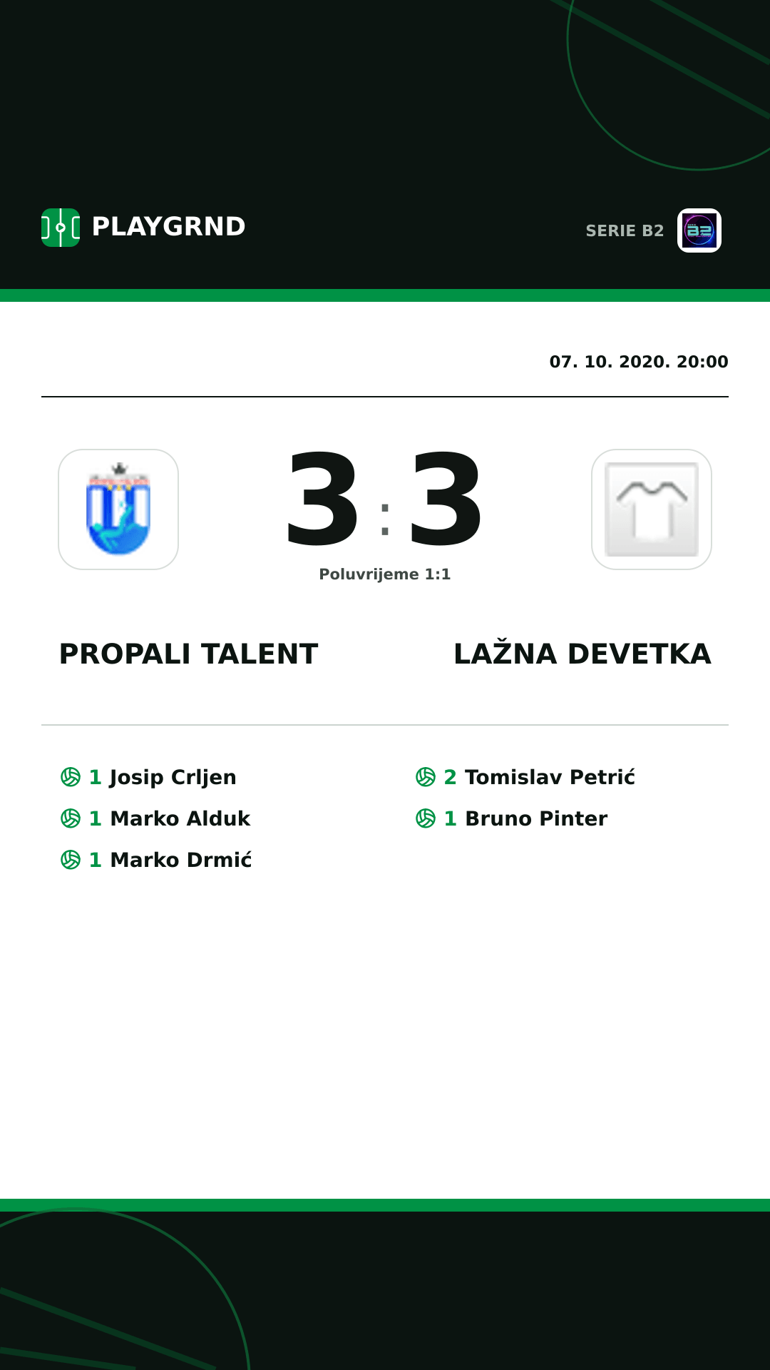Instagram slika: Propali Talent 3:3 Lažna Devetka