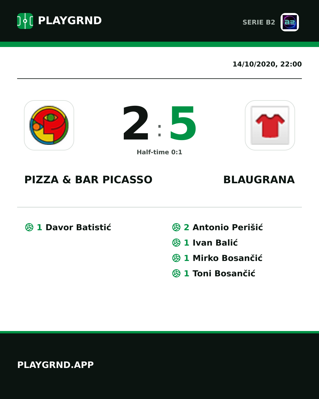 Instagram artwork: Pizza & Bar Picasso 2:5 Blaugrana