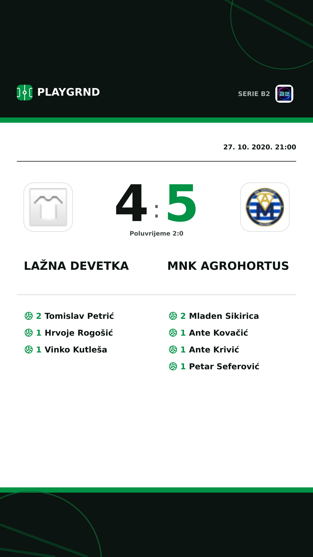 Instagram slika: Lažna Devetka 4:5 Mnk Agrohortus