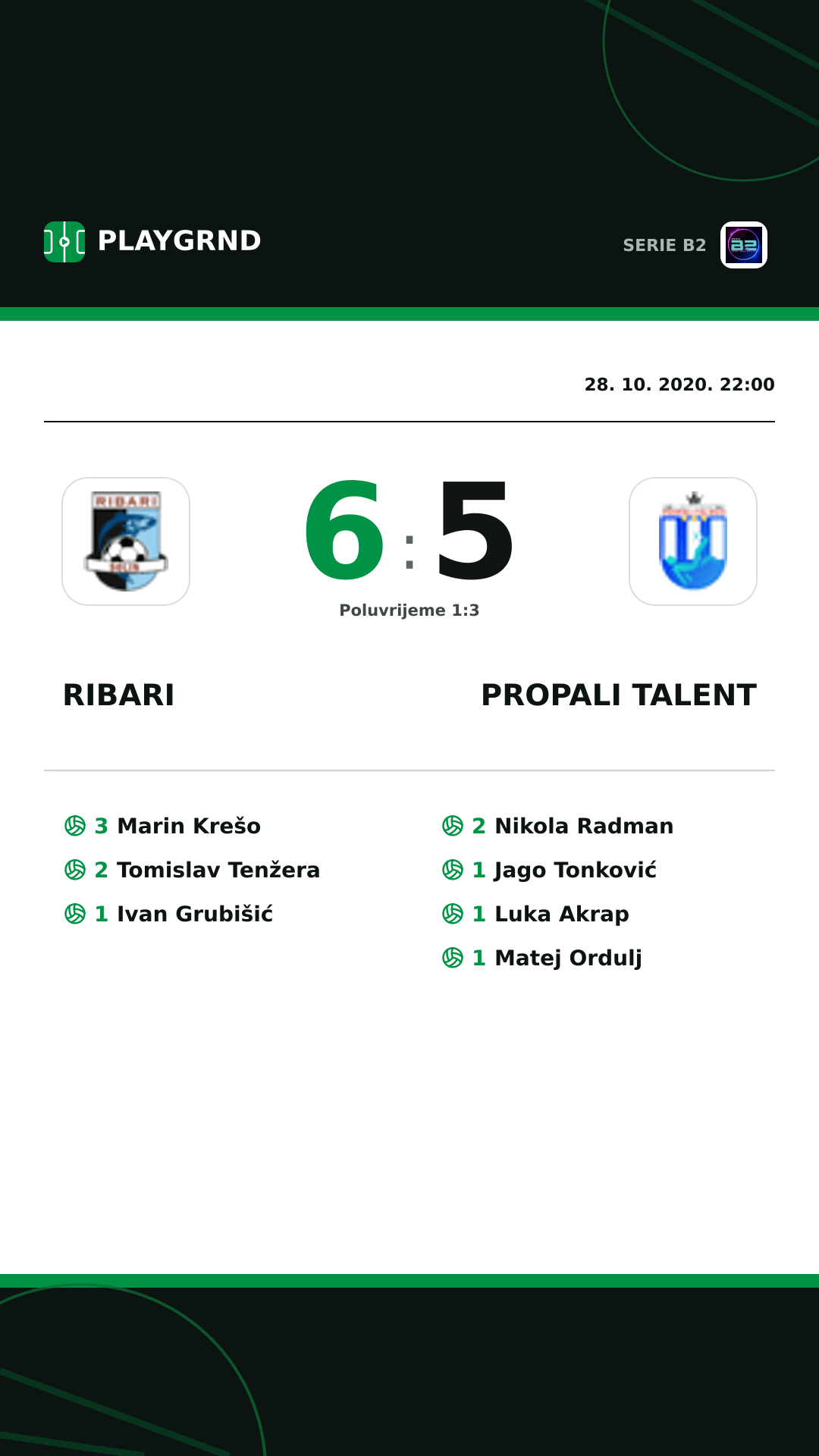 Instagram slika: Ribari 6:5 Propali Talent