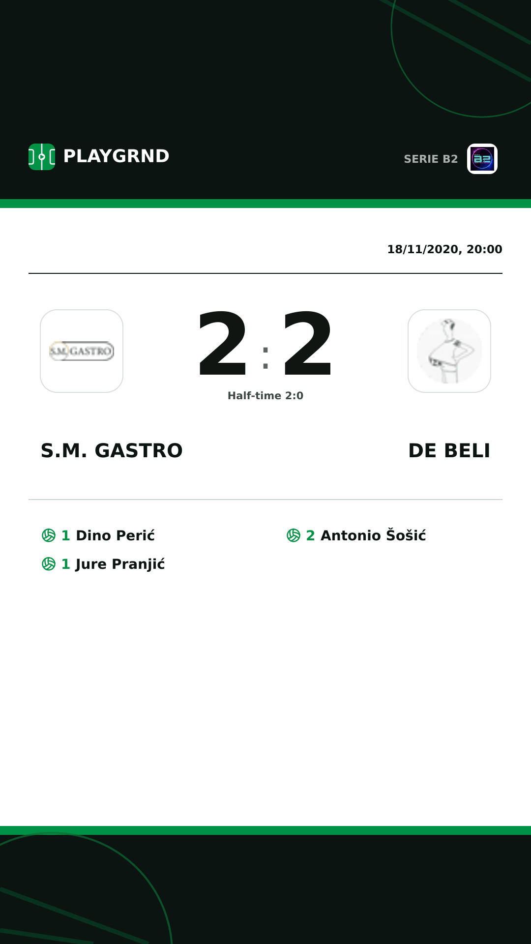 Instagram artwork: S.M. Gastro 2:2 DE Beli