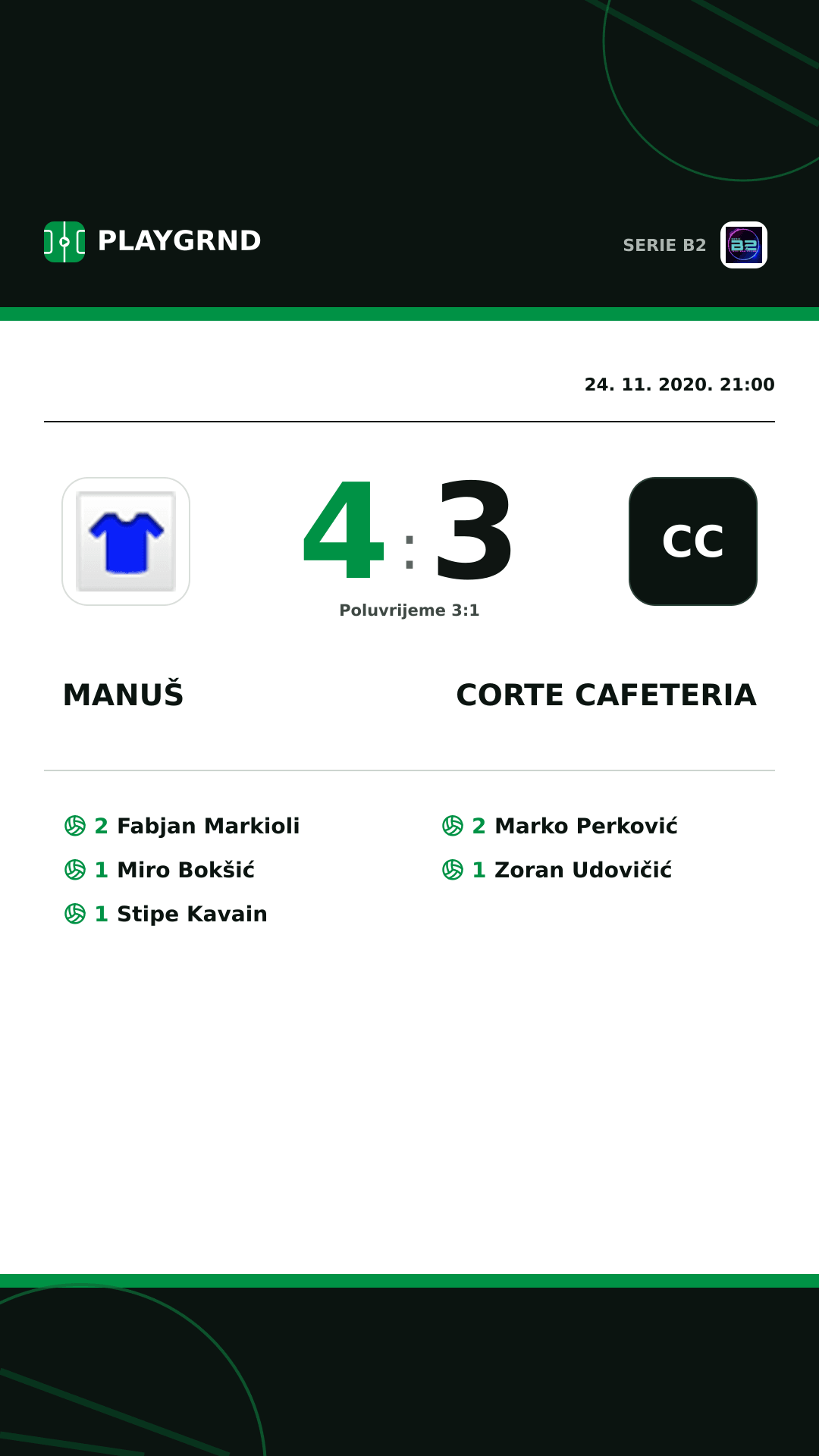 Instagram slika: Manuš 4:3 Corte Cafeteria